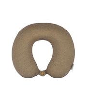 Cushy® Travel Neck Pillow with 360-Degree Head Support - Memory Foam Luxury Soft Pillow for Sleeping Rest - Home Travel Airplane Car - Plain, Gold & Black