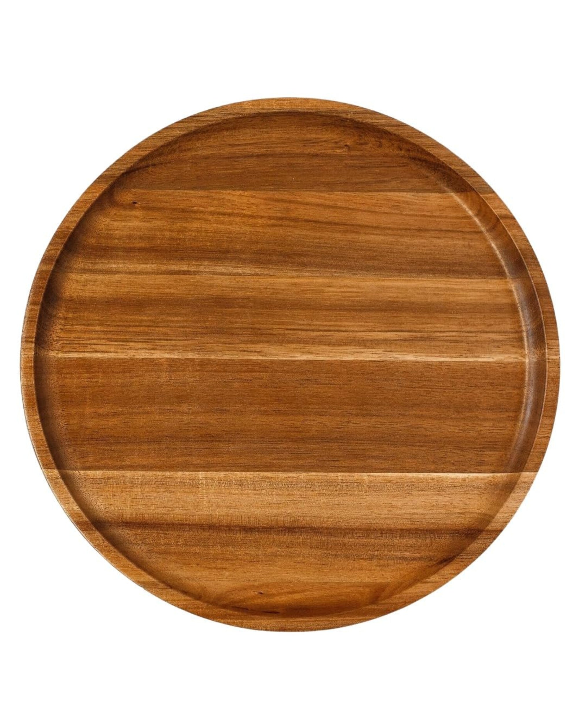 Premsons® Small Wooden Pizza Platter – Eco-Friendly & Unbreakable Serving Tray for Home & Kitchen | Ideal for Pizza, Snacks & Appetizers