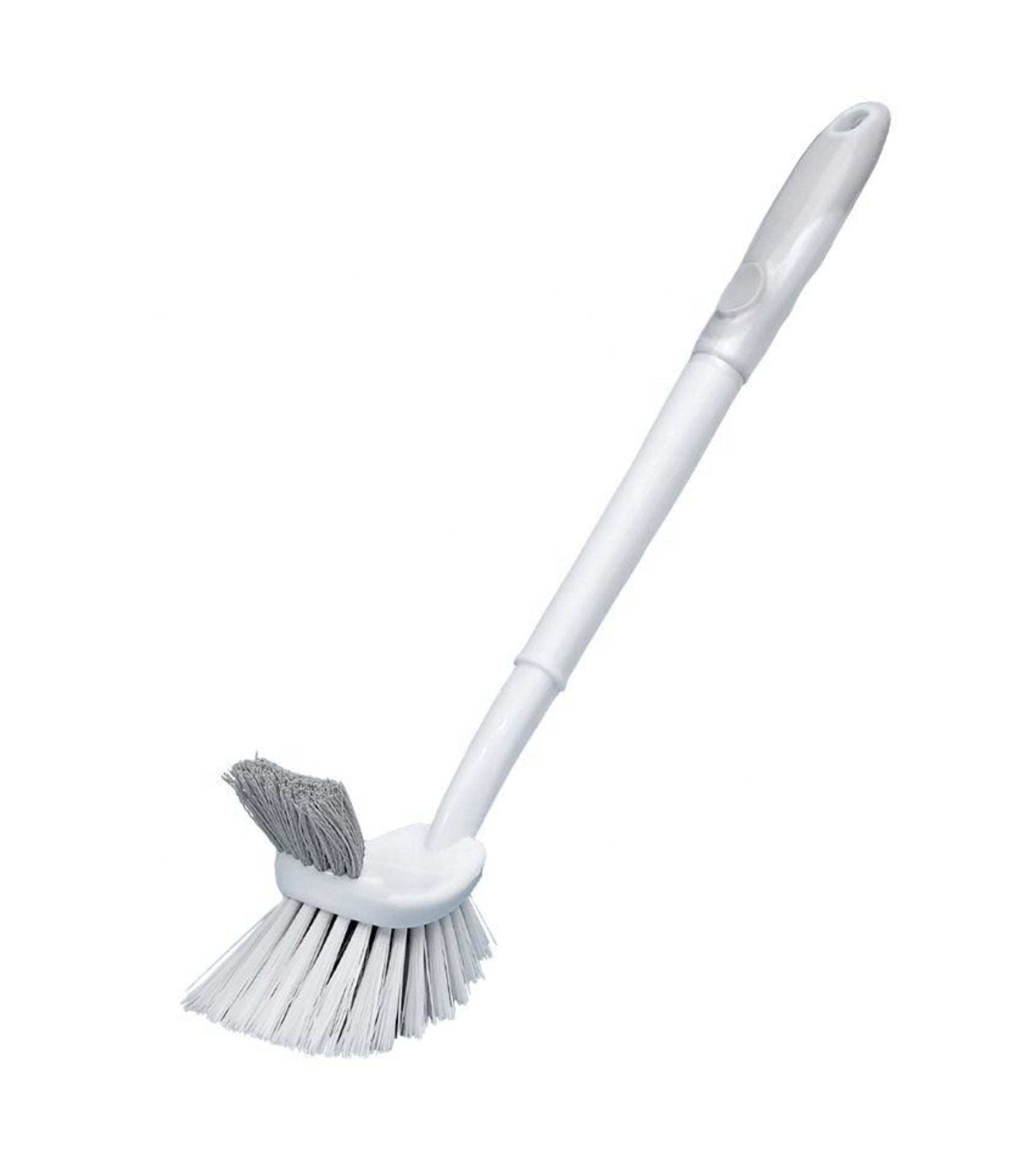 Premsons® Long Handle Toilet Cleaning Brush with Hard Bristles – Durable & Ergonomic Design for Deep Cleaning (White)