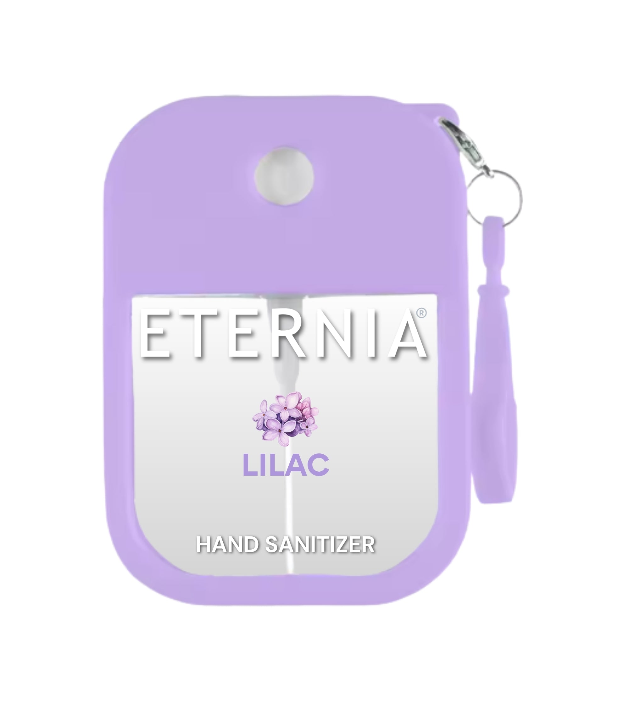 Eternia® Hand Sanitizer Spray - Hydrating Moisturizing Power Mist - Gentle on Skin, Quick-Drying Formula, Travel Friendly - Lilac - 300+ Sprays - Pack of 2