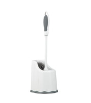 Premsons® Double Hockey Shape Toilet Brush with Holder – Bathroom Cleaning Brush for Indian & Western Toilets | Durable Toilet Cleaner with Stand