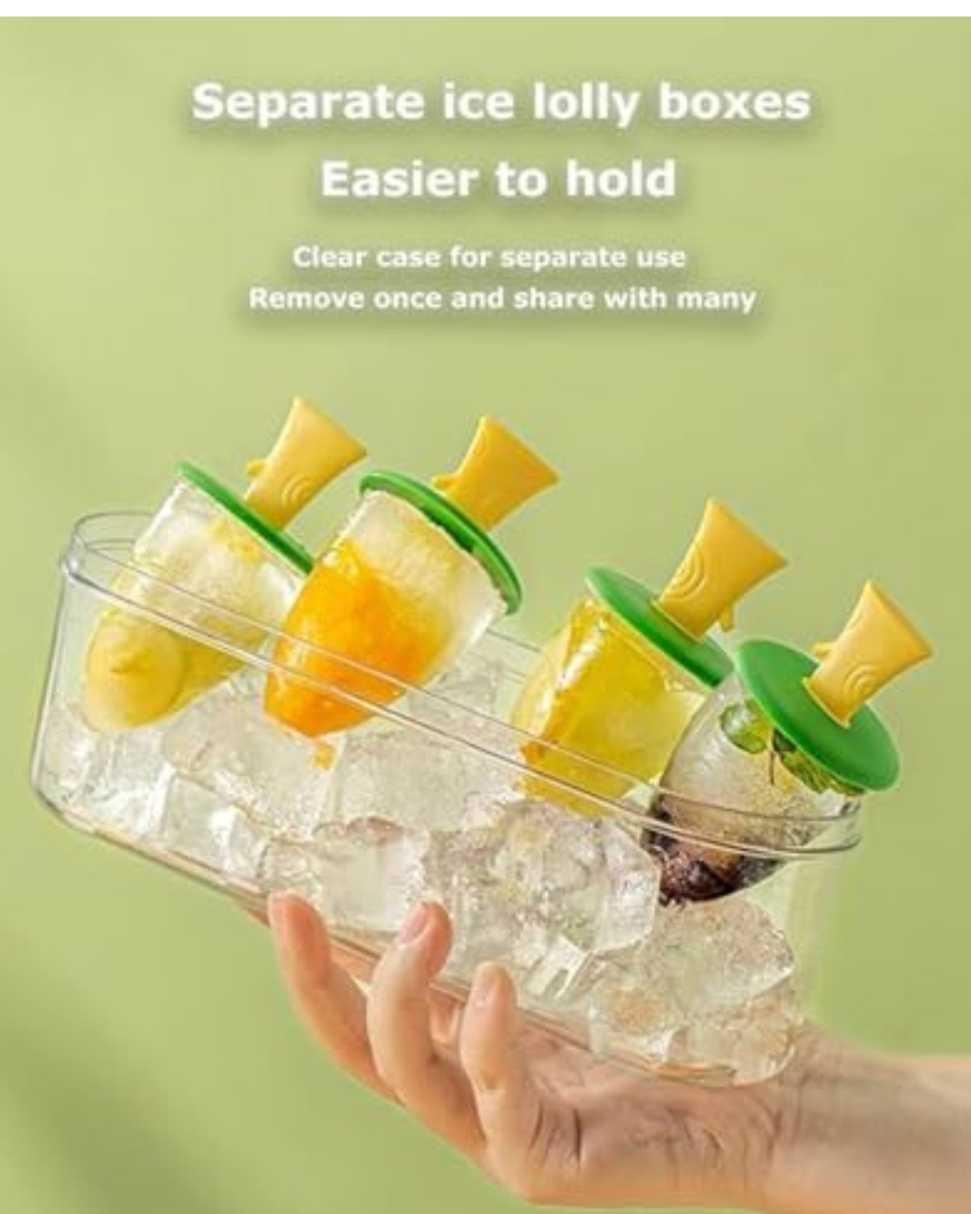 Premsons® Popsicle & Ice Cube Mould Set – Reusable Silicone Tray for Homemade Ice Cream, Ice Lollies & Frozen Treats – Easy Release, Fun for Kids & Adults