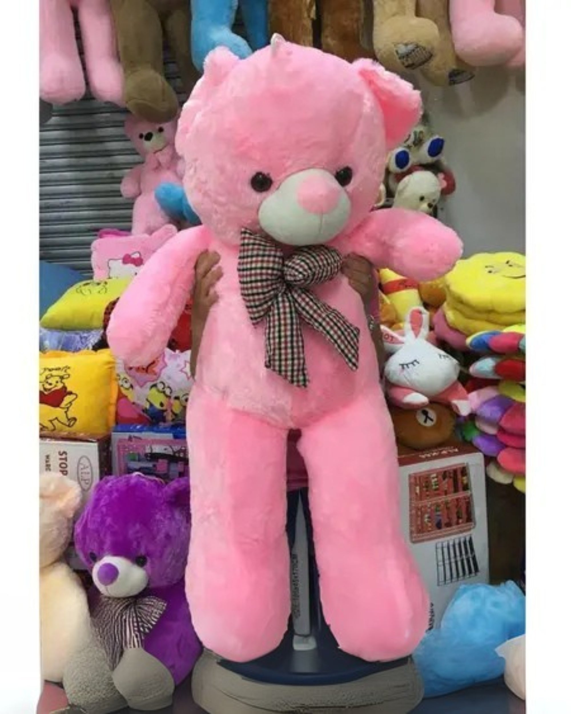 Premsons® Pink Teddy Bear Soft Toy – Plush Stuffed Animal for Girls, Kids & Loved Ones | Cute Gift for Birthday, Valentine’s Day & Christmas