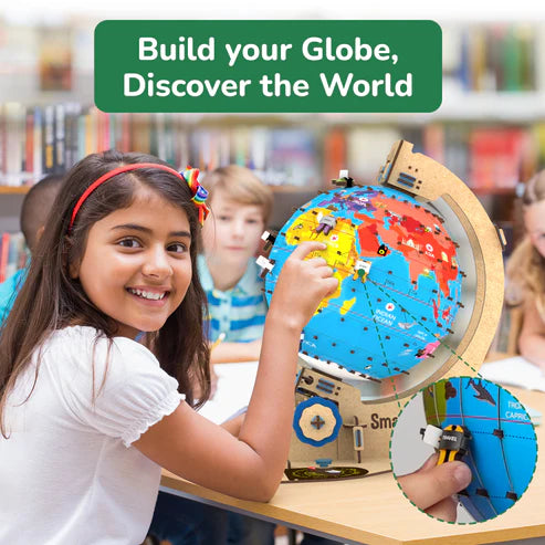 Smartivity Globe Trotters Augmented Reality STEM Educational DIY Fun Toy with Free App, Educational & Construction Based Activity Game