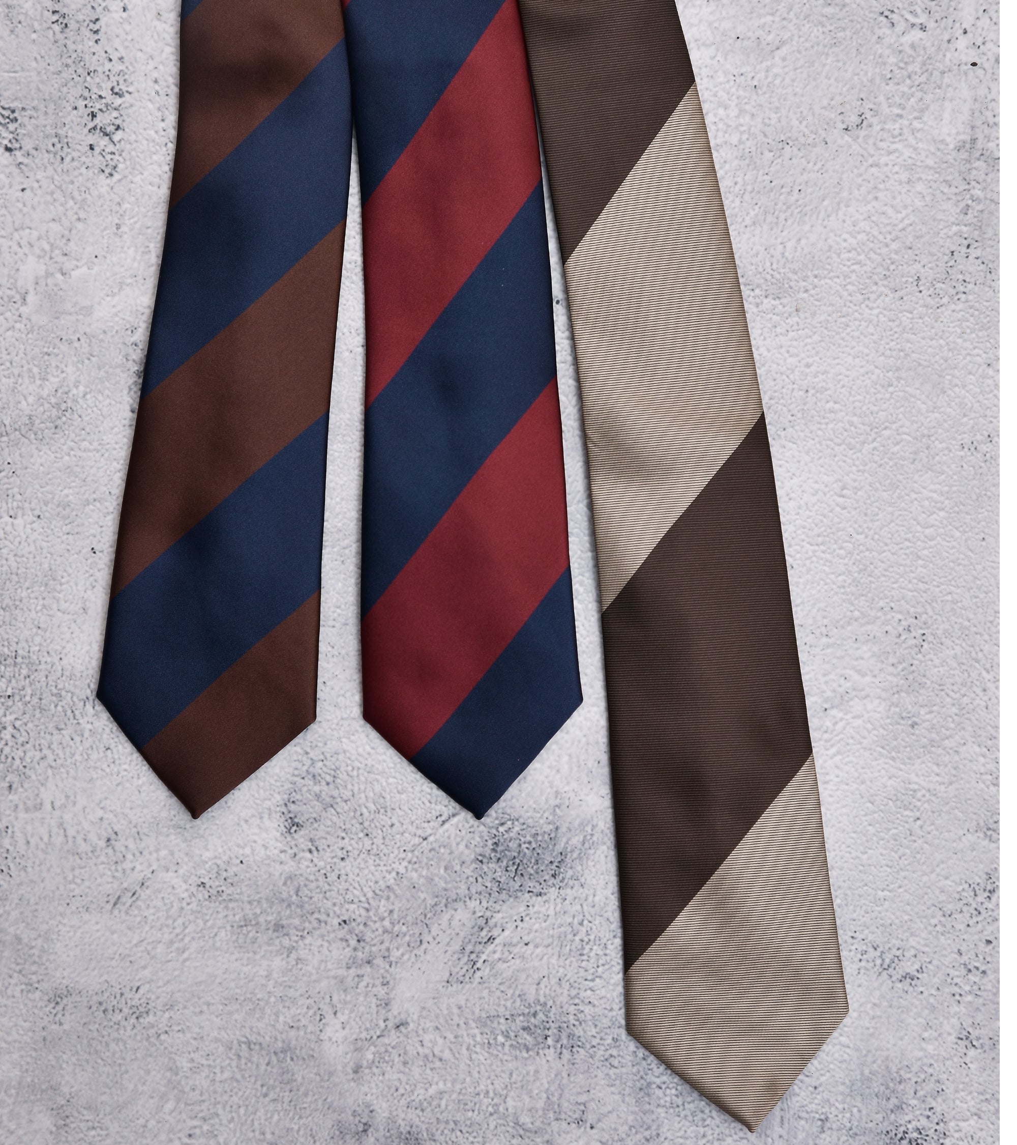 Premsons® Classic Dual-Tone Striped Neck Tie – Elegant Maroon & Navy Blue Diagonal Design | Formal & Business Wear for Men