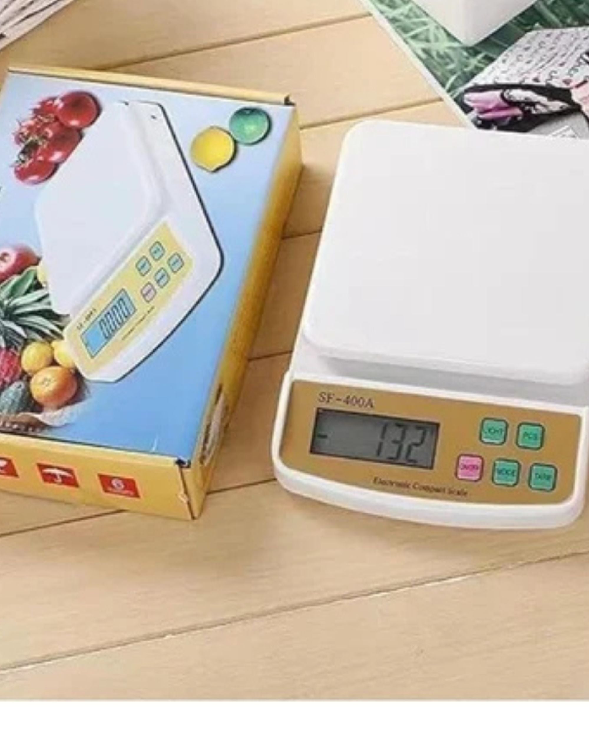 Premsons SF-400A Multi-Purpose Digital Kitchen Weighing Scale | 10Kg | LCD | Battery Operated