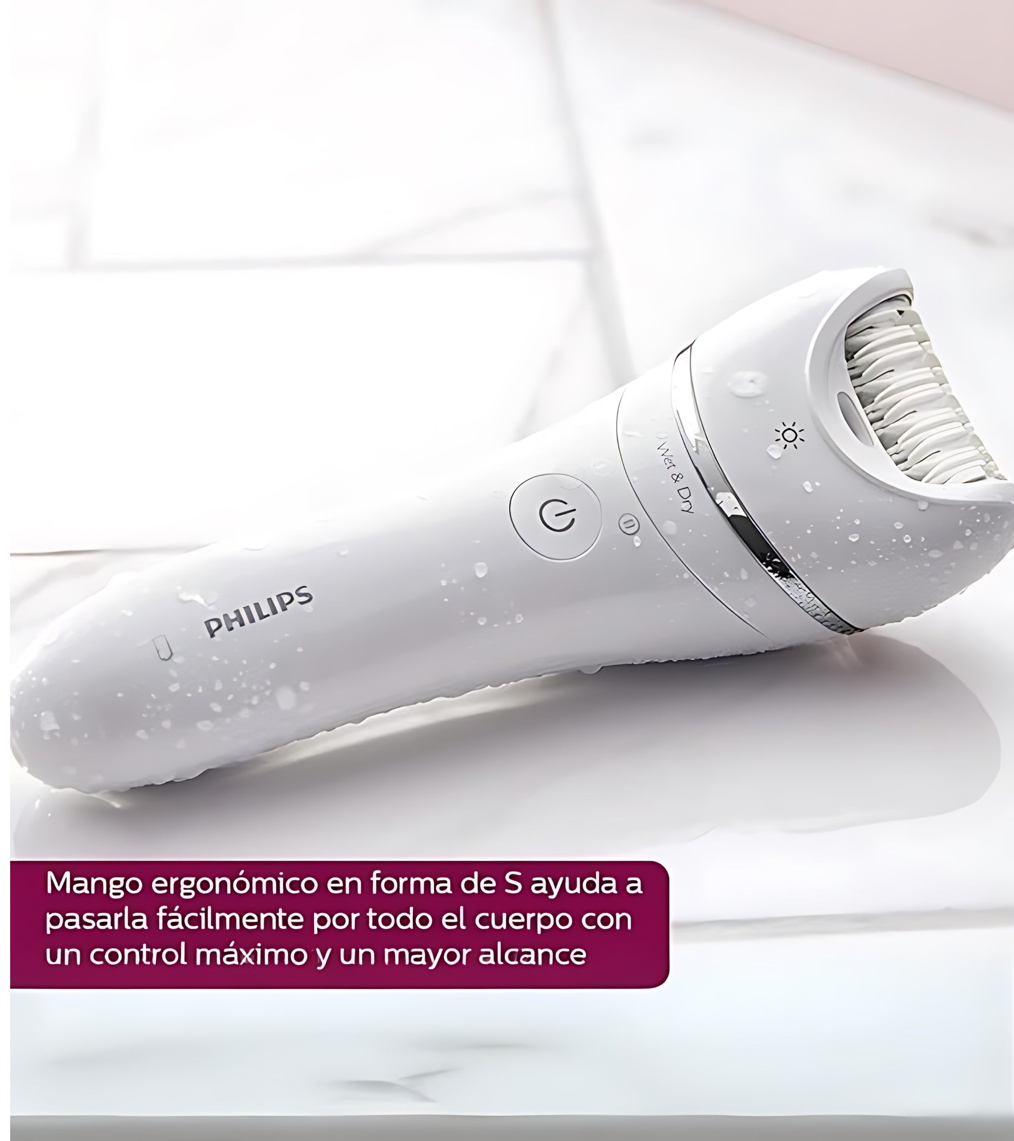 Philips Epilator 8000 Series for Women | Wet & Dry Cordless Hair Removal | 5 Accessories | Gentle & Powerful Epilation