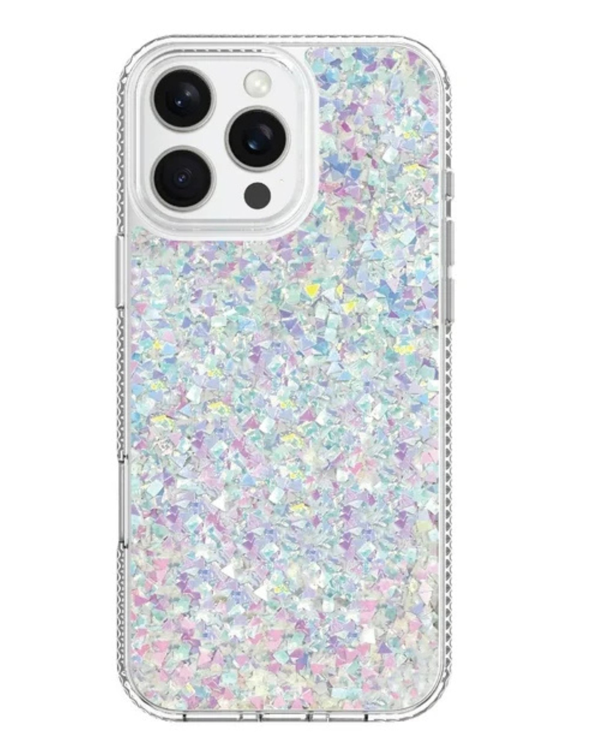 Premsons® iPhone 16 Series Glitter Crystal Case – Shimmer Stone Protective Back Cover with Sparkling Design | Stylish & Slim Fit Case for Girls & Women