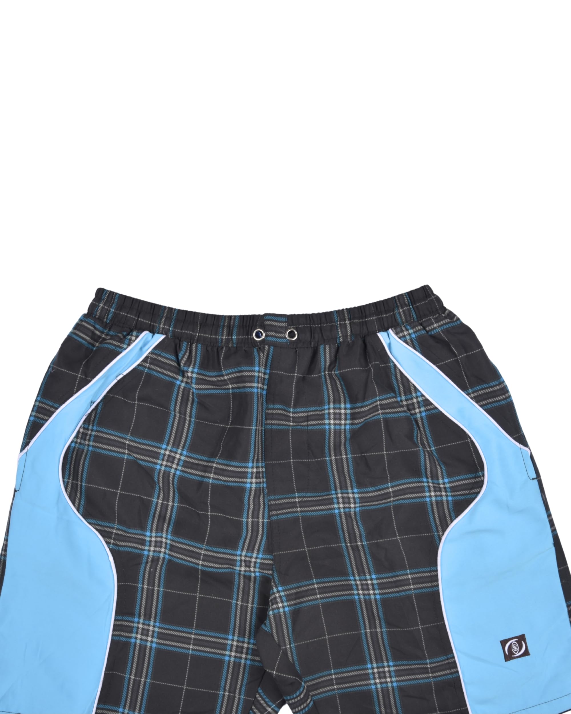 Premsons® Men's Printed Swim Shorts with Pockets, Adjustable Drawstring, Quick-Dry Fabric & Comfortable Fit – Beach & Pool Wear - Black - 36 Size