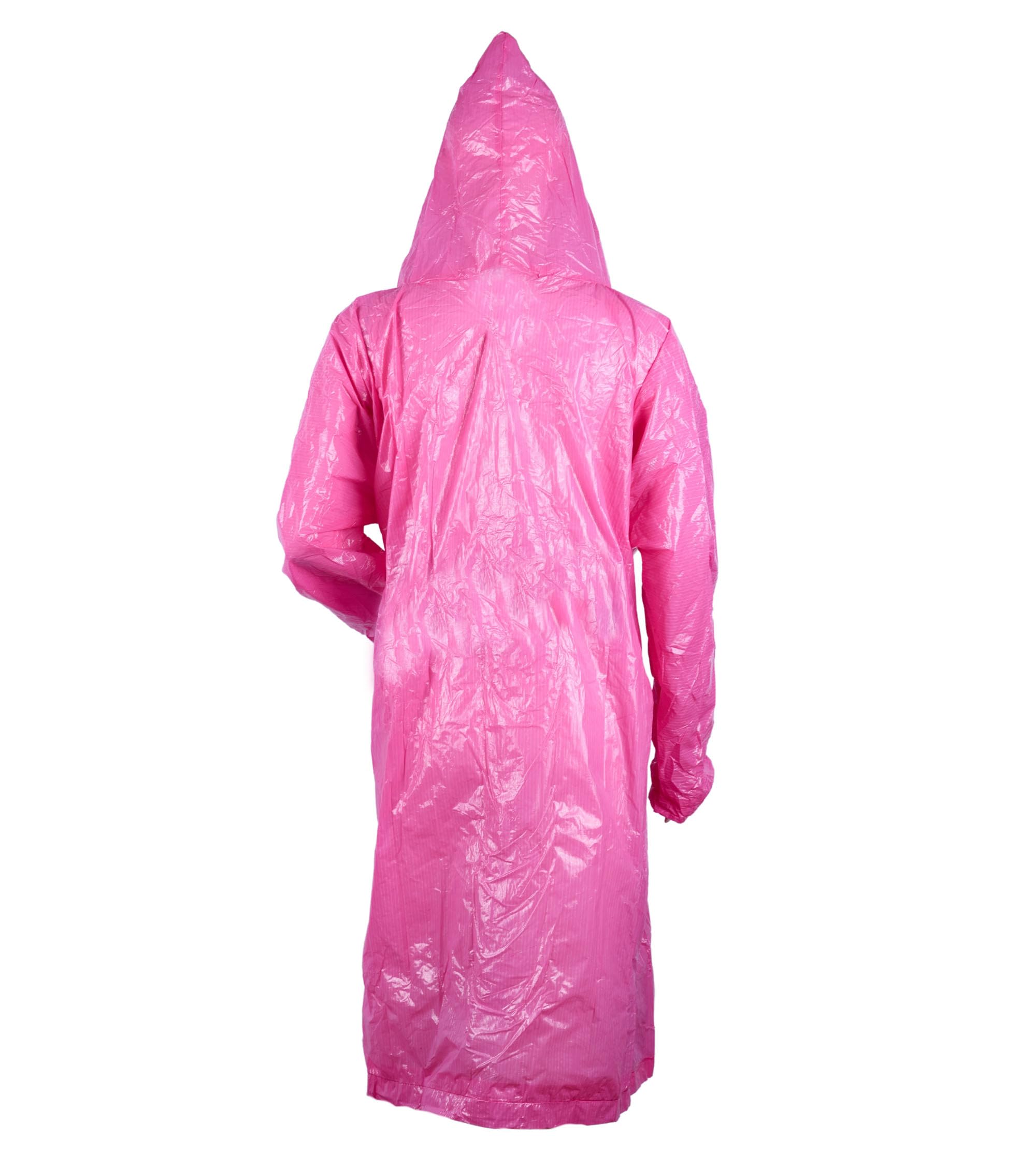 Premsons® Reusable Raincoat Poncho with Hood for Women & Men - Unisex Outdoor Rain Poncho for Adult Boys Girls - Waterproof Lightweight Packable One Size Fits Most Rainwear with Sleeves - Pack Of 3