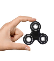 Premsons® Hand Spinner Desk Toy - High Speed Smooth Finger Spin Sensory Fidget Stress Relief Game Play for Kids & Adults - Birthday Party Gift - Four Bearing - Black