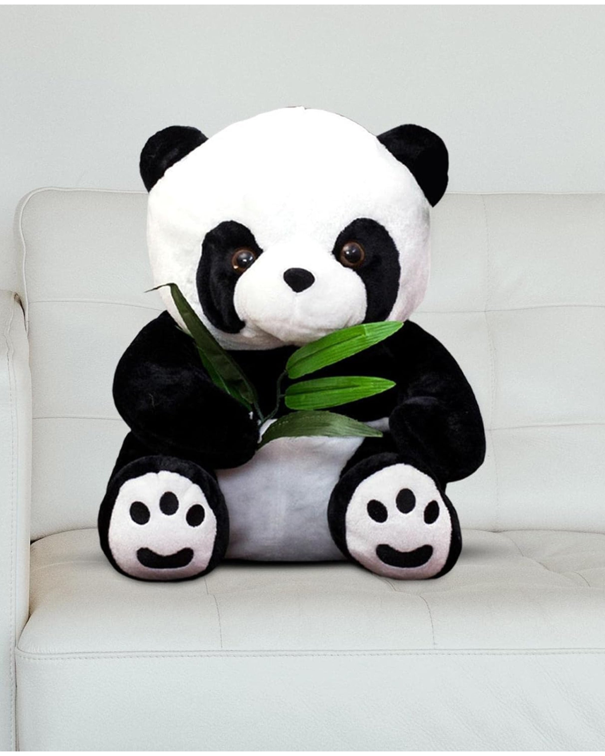 Premsons® Sitting Panda Plush Soft Toy – Soft Stuffed Animal for Babies & Kids | Cuddly Toy for Nursery, Gifting & Festival Décor