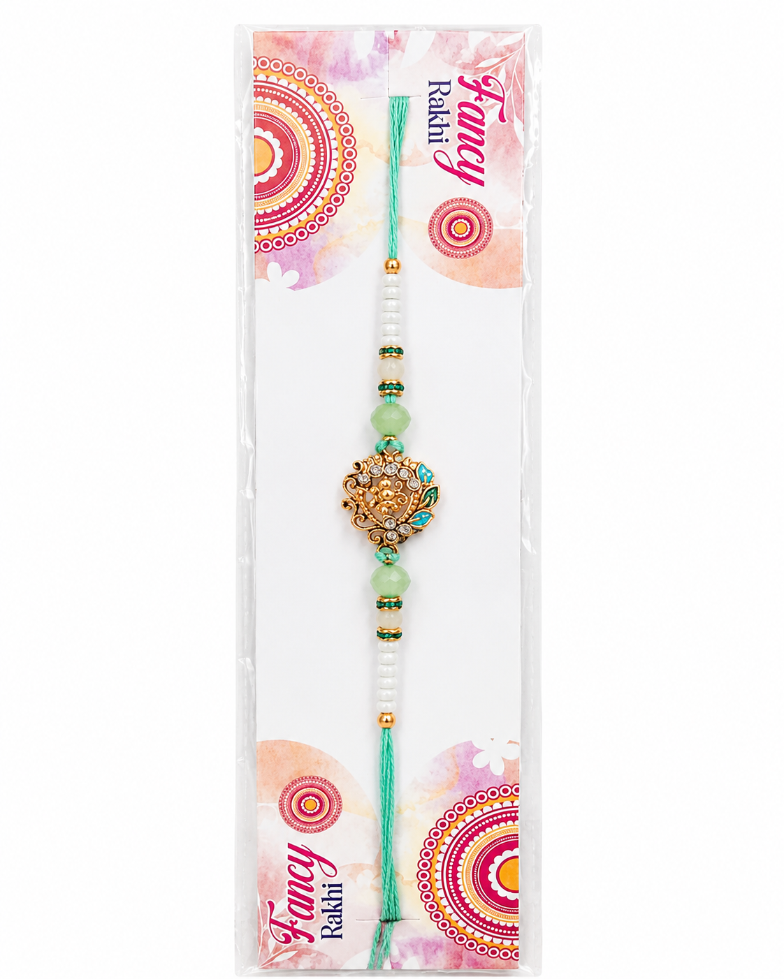 Premsons®Mint Pearl Designer Rakhi