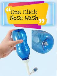 Premsons® Anti-Microbial Jal Neti Sinus Cleaner pot Includes 2 Nozzles, 40g Neti Salt For Children & Adults