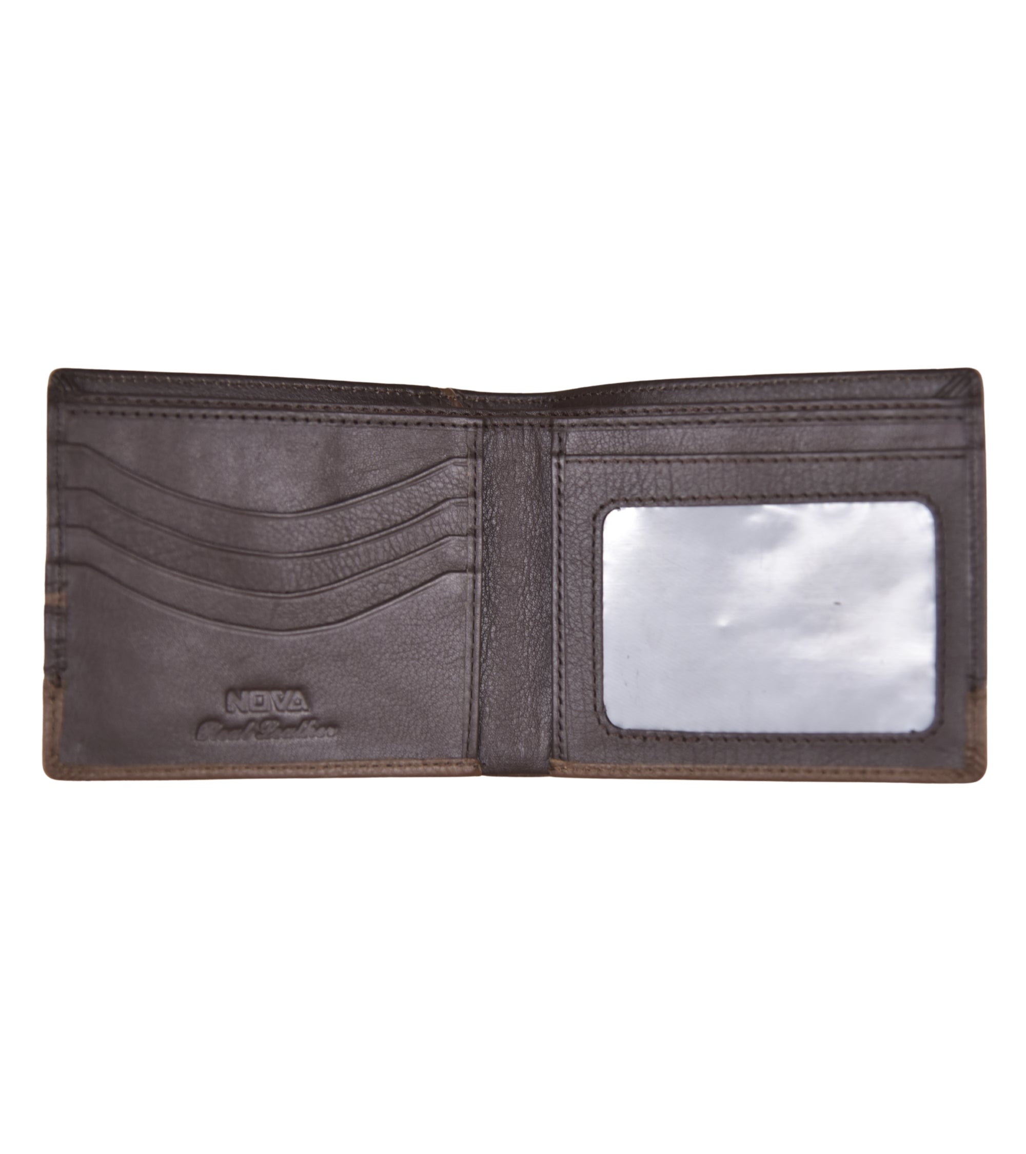Premsons® Leather Wallet for Men – Stylish Bi-Fold Design with Multiple Card Slots, Cash Compartments & ID Window – Slim & Durable Purse for Everyday Use (Brown & Dark Brown)