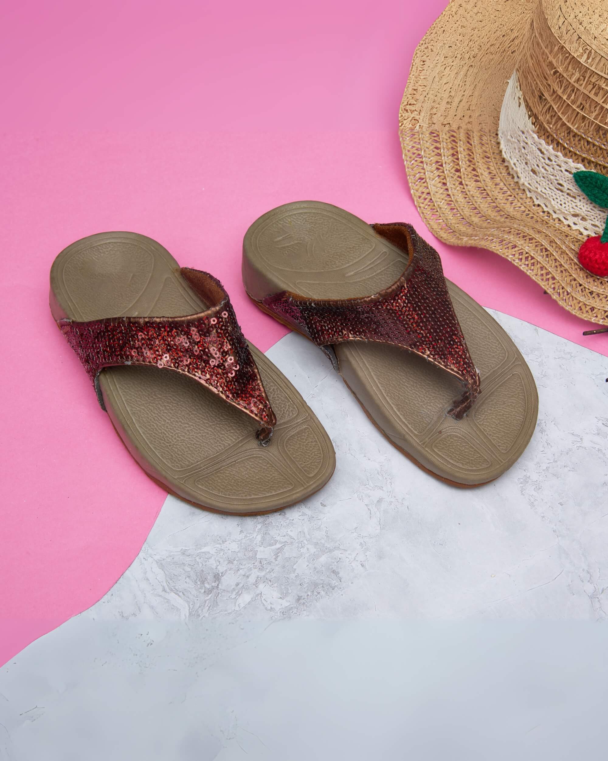 Premsons® Casual Flip Flop Slippers for Girl Kids | Stylish & Comfortable Summer Sandals | Lightweight, Anti-Skid & Durable