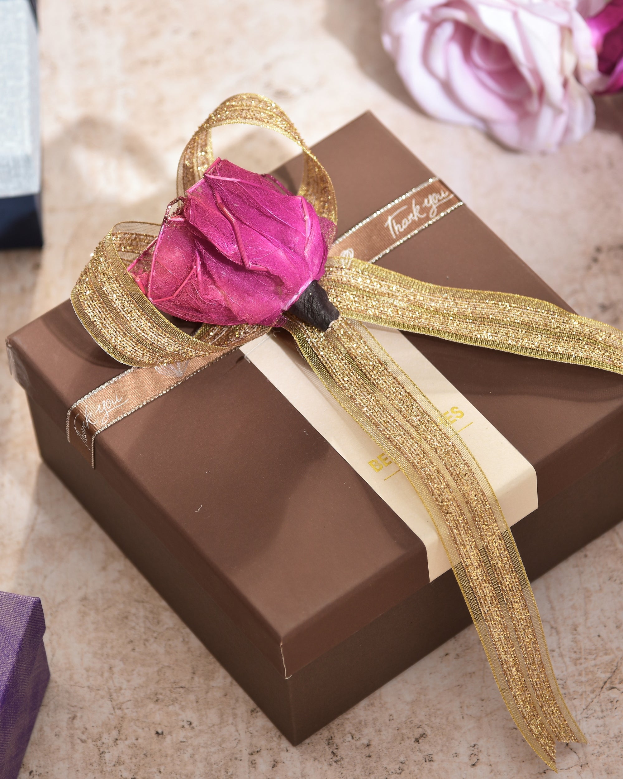 Premsons® Decorative Flower Bows – Multicolour Set of 3 | Elegant Gift Wrapping & Craft Decoration Accessories for Parties, Gifts & Events