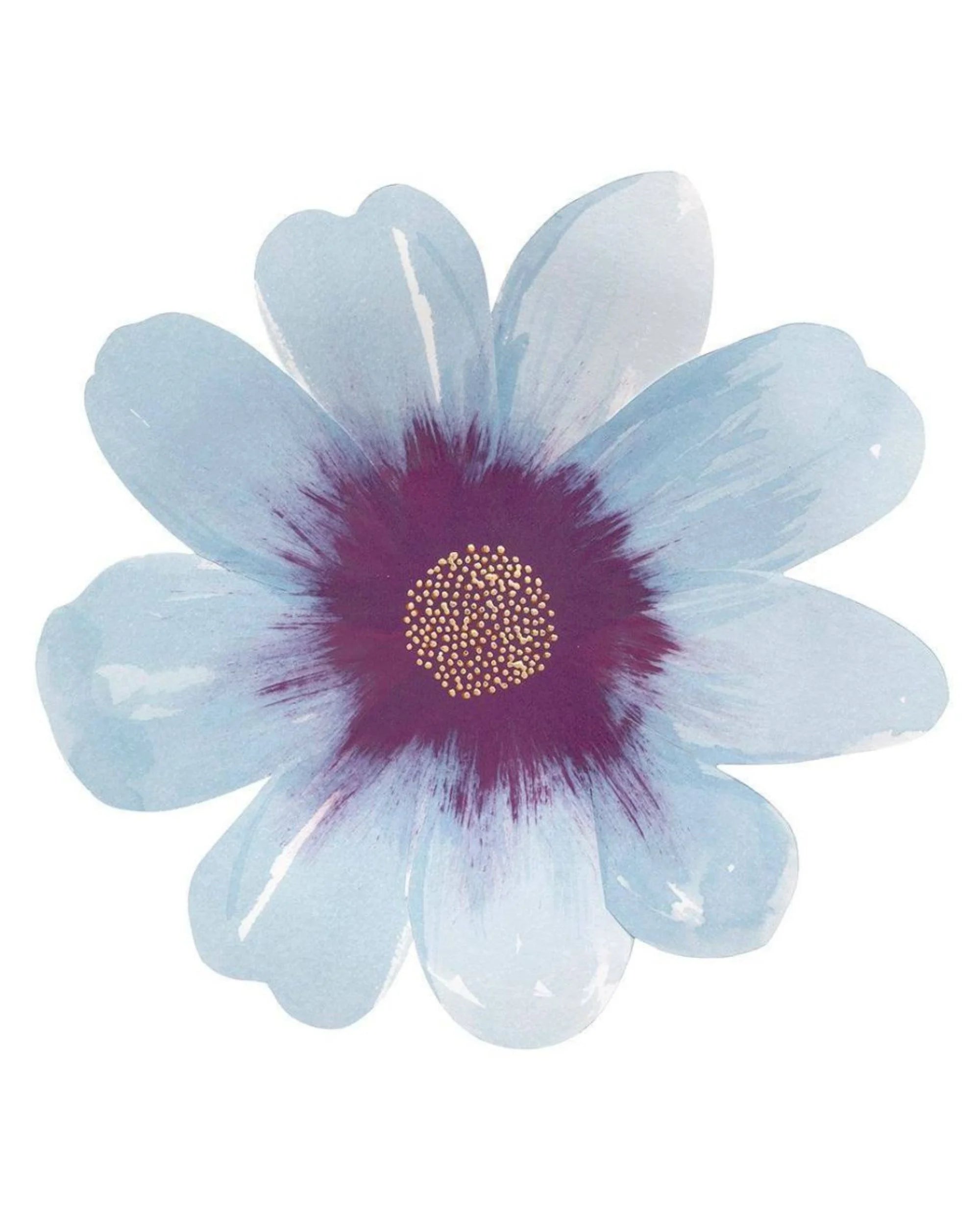 Premsons® Decorative Flower Party Plates – Disposable Plates for Birthdays, Anniversaries & Celebrations - Pack of 10