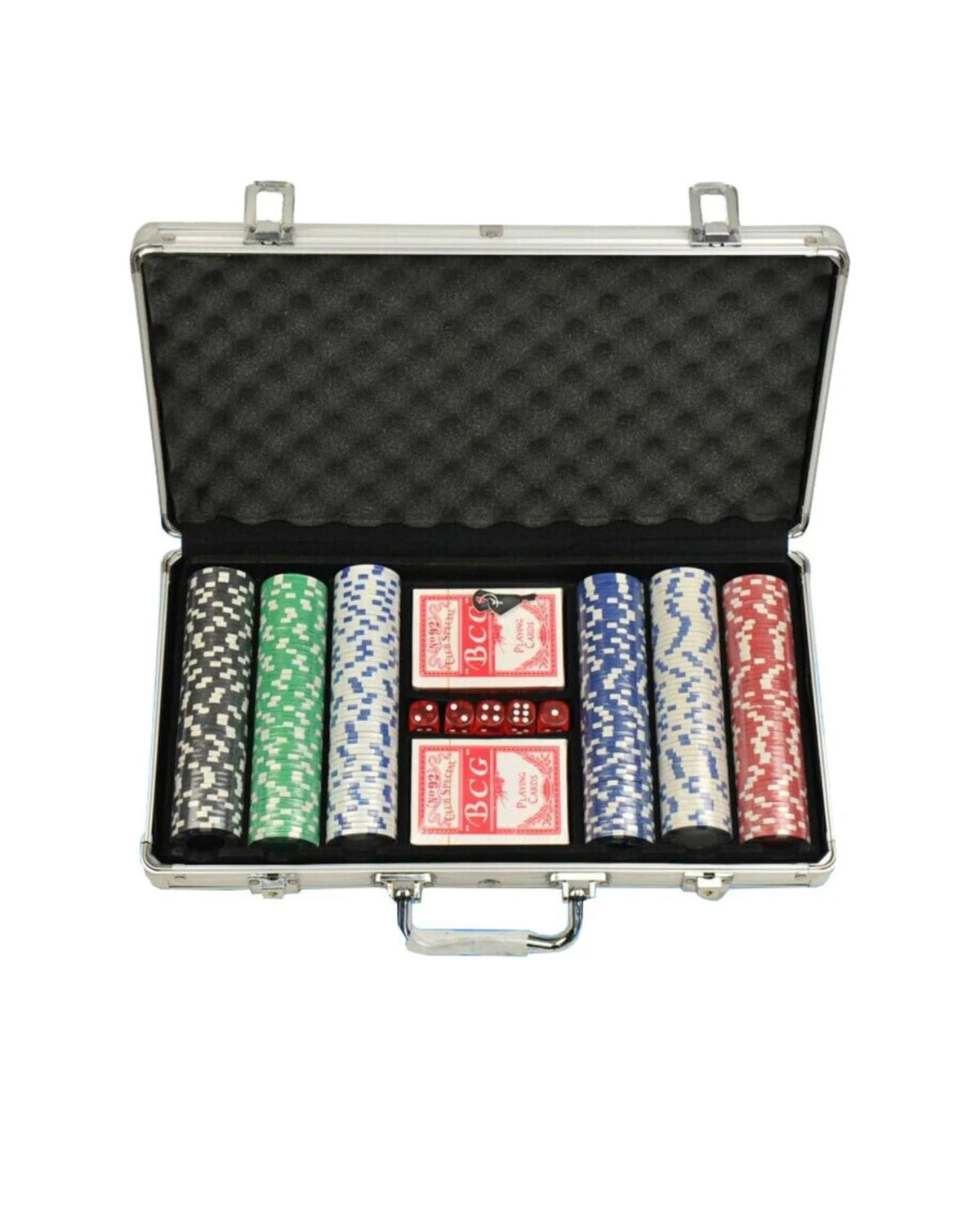 Premsons® Poker Game Set 300 Pcs with Playing Cards and Poker Chips for Family Games & Parties