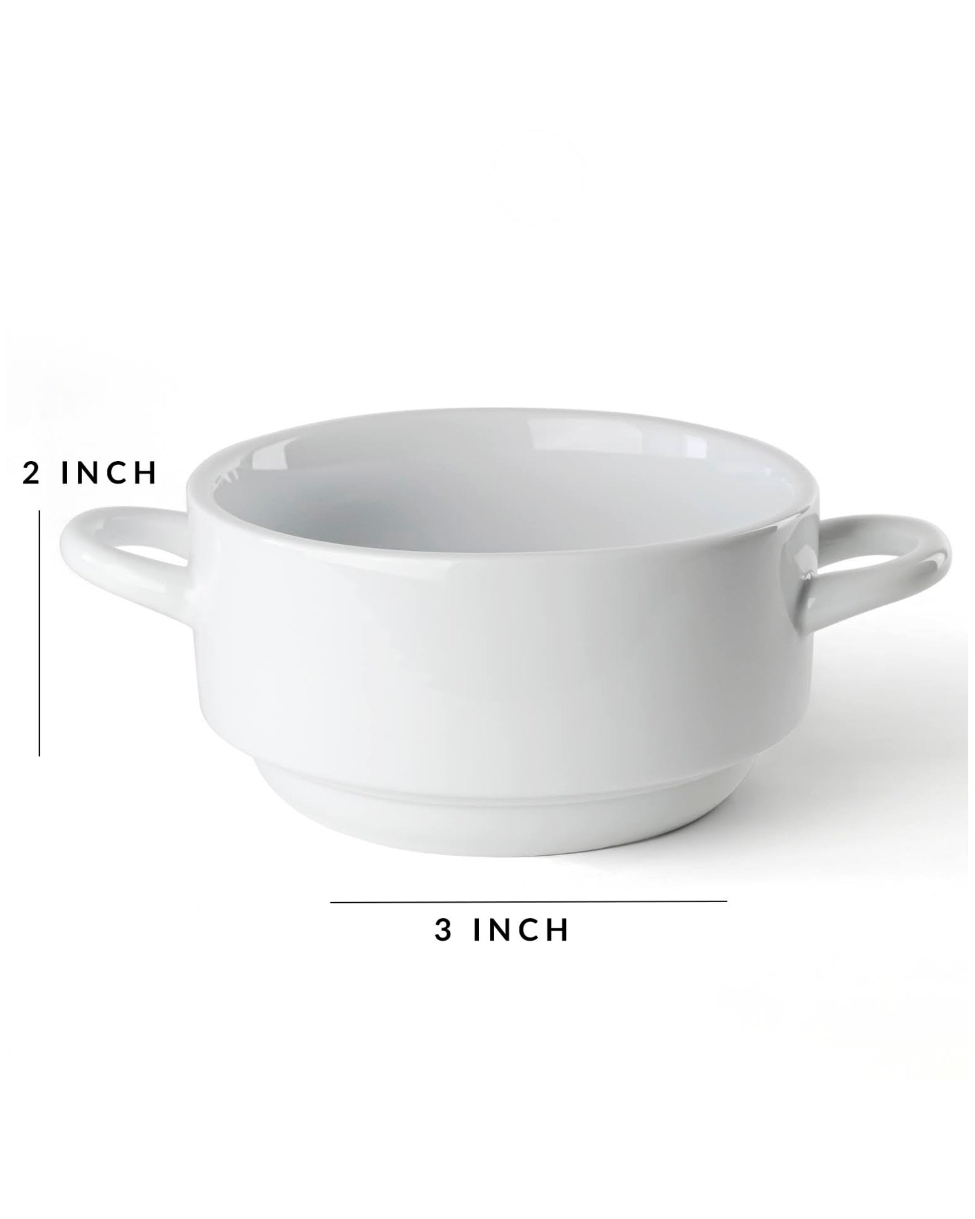 Enjoy every spoonful of your favorite soups with Premsons® White Porcelain Soup Bowls. Crafted from high-quality porcelain, these elegant and durable 250ml bowls are perfect for daily dining and special occasions alike.