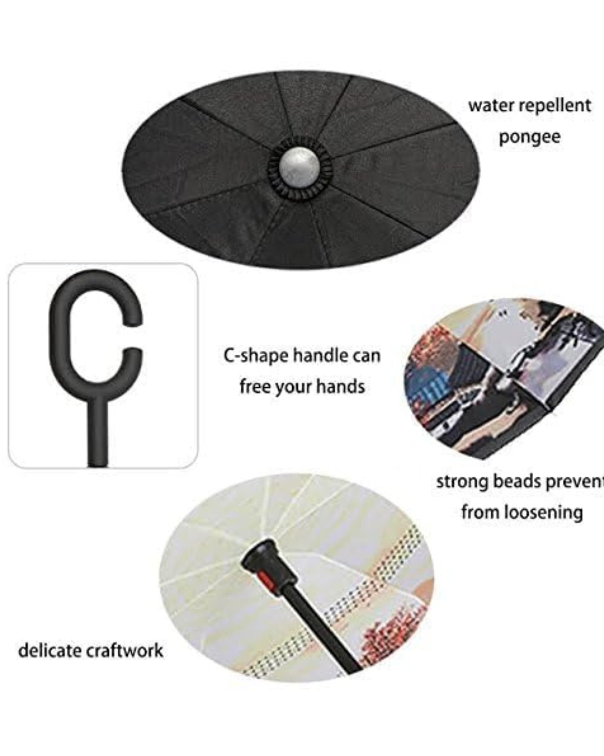Upside Down® Inverted Umbrella with Flower Print – Windproof Double Layer Rain Protection with Hands-Free C-Shaped Handle | Reverse Closing Umbrella for Car, Travel & Daily Use