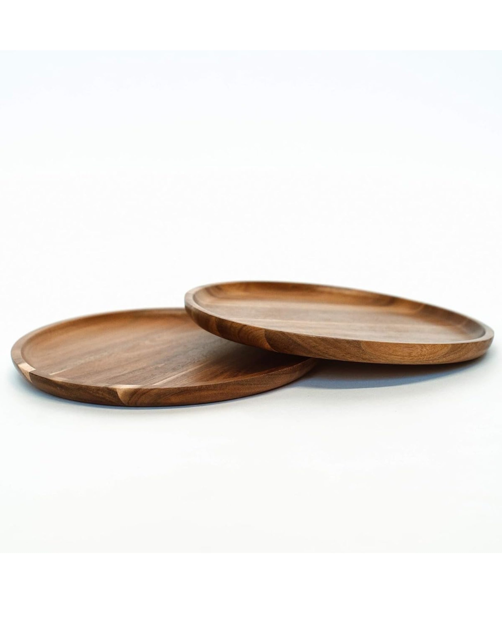 Premsons® Small Wooden Pizza Platter – Eco-Friendly & Unbreakable Serving Tray for Home & Kitchen | Ideal for Pizza, Snacks & Appetizers