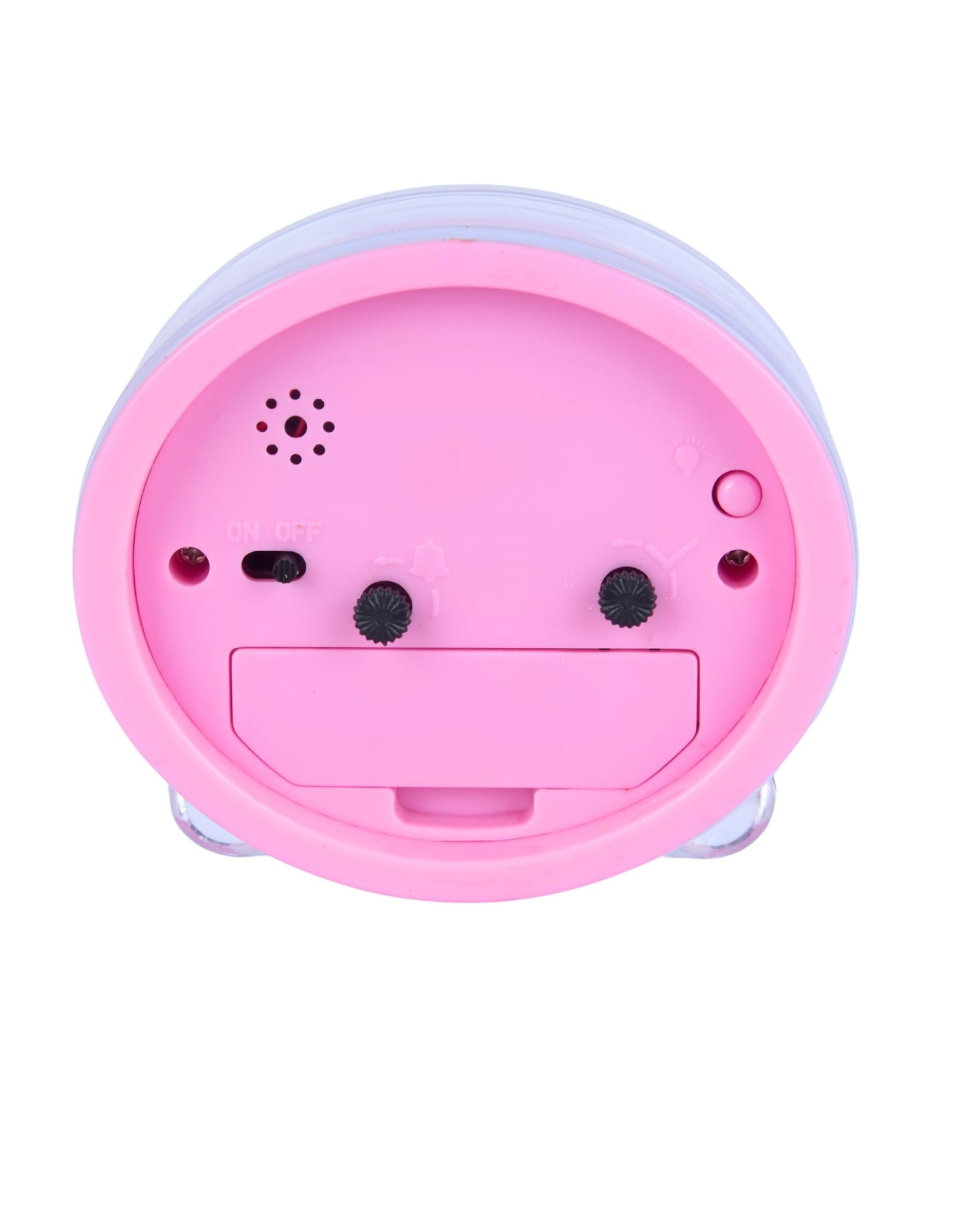 Premsons® Table Clock for Kids - Girls Bedroom Beep Alarm Clock - Loud Bell Alarm for Children Study Table - Bed Watch for Heavy Sleepers - Mermaid Design - Oval Shape - Assorted Colours