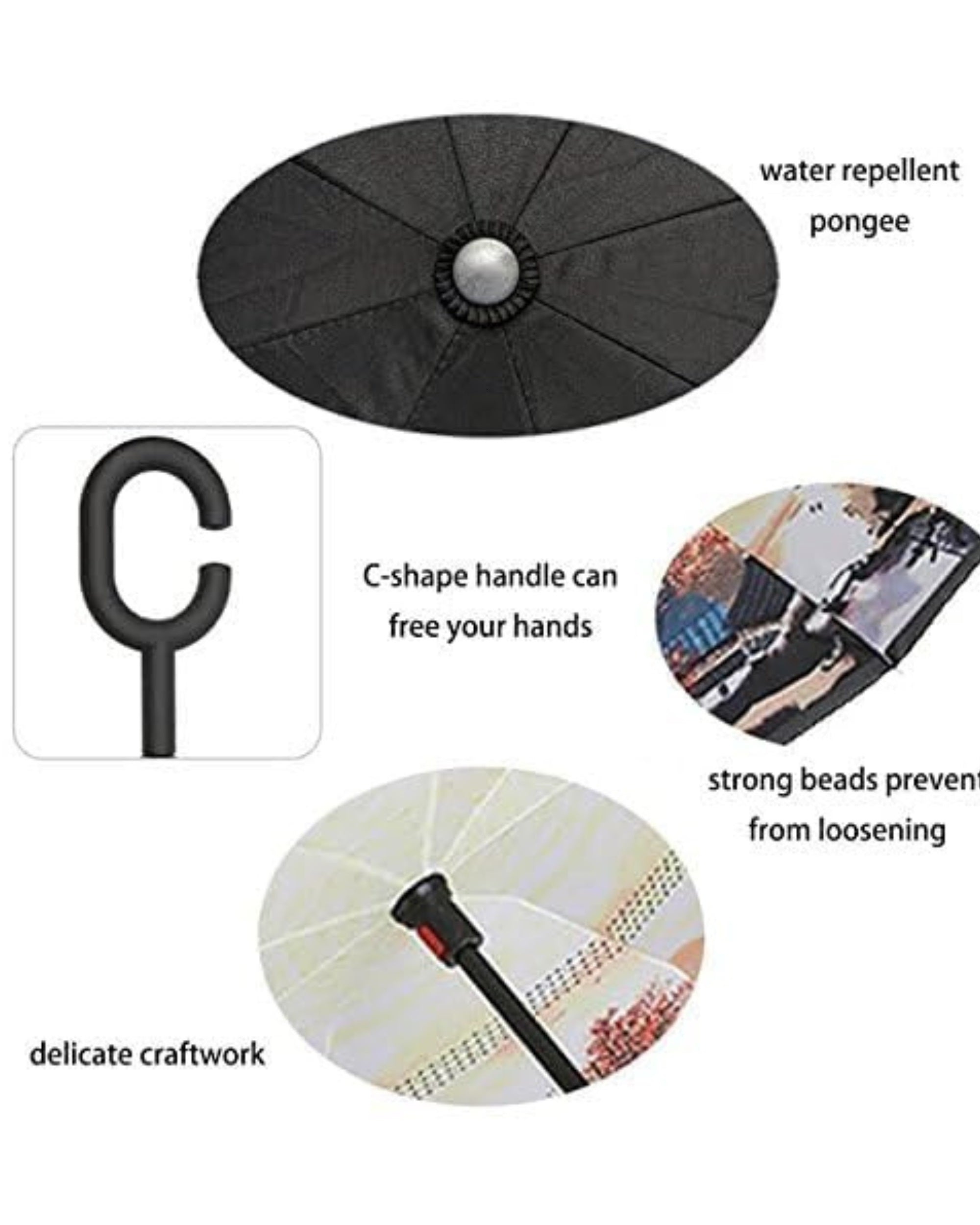 Upside Down® Inverted Umbrella with Flower Print – Windproof Double Layer Rain Protection with Hands-Free C-Shaped Handle | Reverse Closing Umbrella for Car, Travel & Daily Use