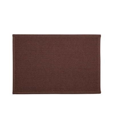 Premsons® Anti-Skid Bath Mat Frame Brown | Super Soft, Water Absorbent, Quick Dry Bathroom Floor Mat for Shower & Home Use