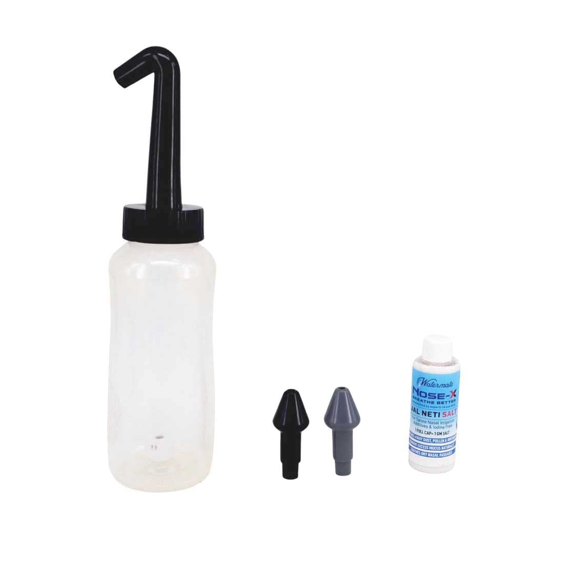Premsons® Anti-Microbial Jal Neti Sinus Cleaner pot Includes 2 Nozzles, 40g Neti Salt For Children & Adults