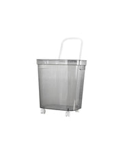 Premsons® Grey Storage Bin with Wheels & Handles – Durable Multipurpose Organizer Box for Clothes, Toys & Home Storage