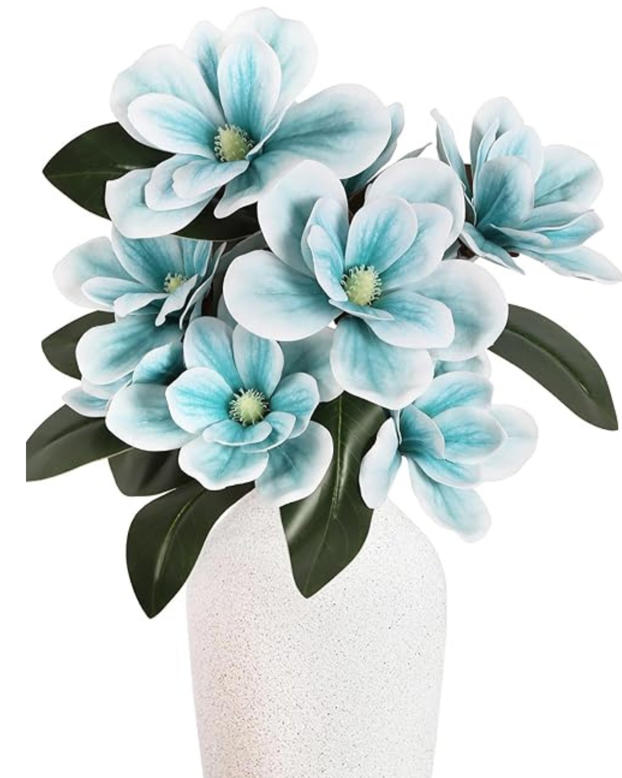Premsons® Elegant Artificial Magnolia Flower – 1 Stem of Realistic Silk Bloom for Home Décor, Office, or Events | Long-Lasting Faux Floral Arrangement