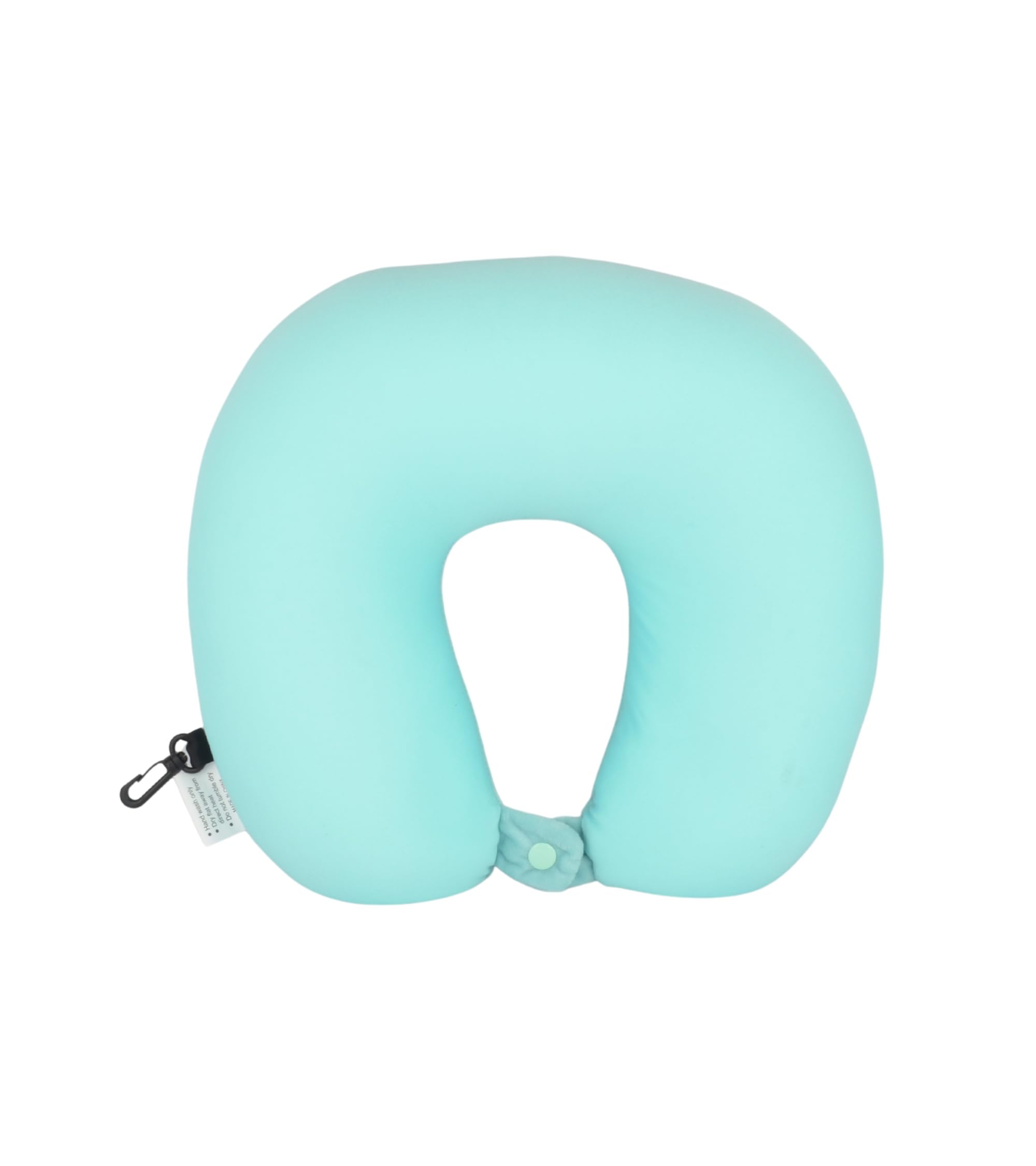 Cushy® Travel Neck Pillow with 360-Degree Head Support - Memory Foam Luxury Soft Pillow for Sleeping Rest - Home Travel Airplane Car - Plain, Blue
