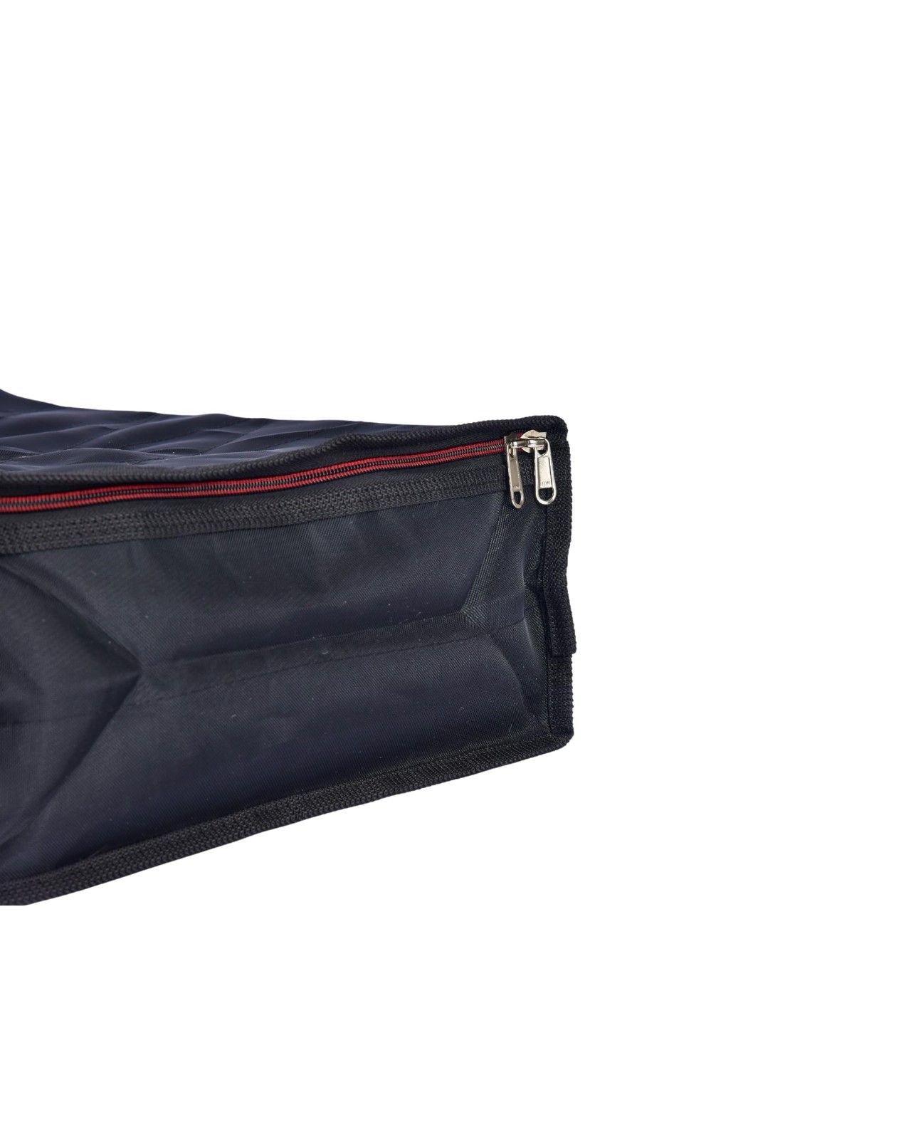 Premsons® Double-Layer Saree Cover with Zip | Durable & Foldable Storage Organizer for Wardrobe | Protects from Dust & Moisture | Pack of 2 | Black