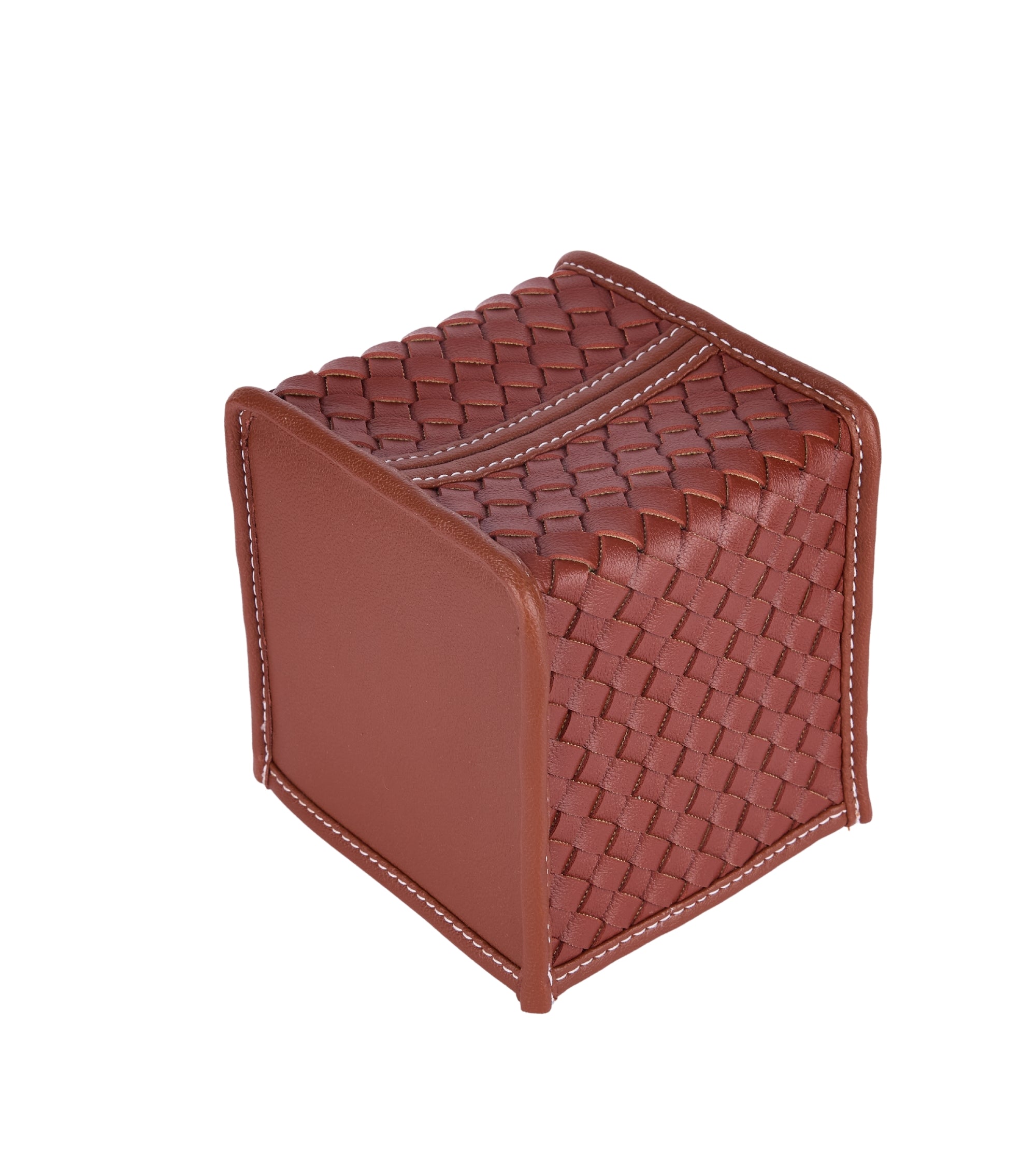Premsons® Elegant Tissue Sleeve Cover – Stylish & Compact Tissue Holder for Home, Office, and Car(Light Brown)