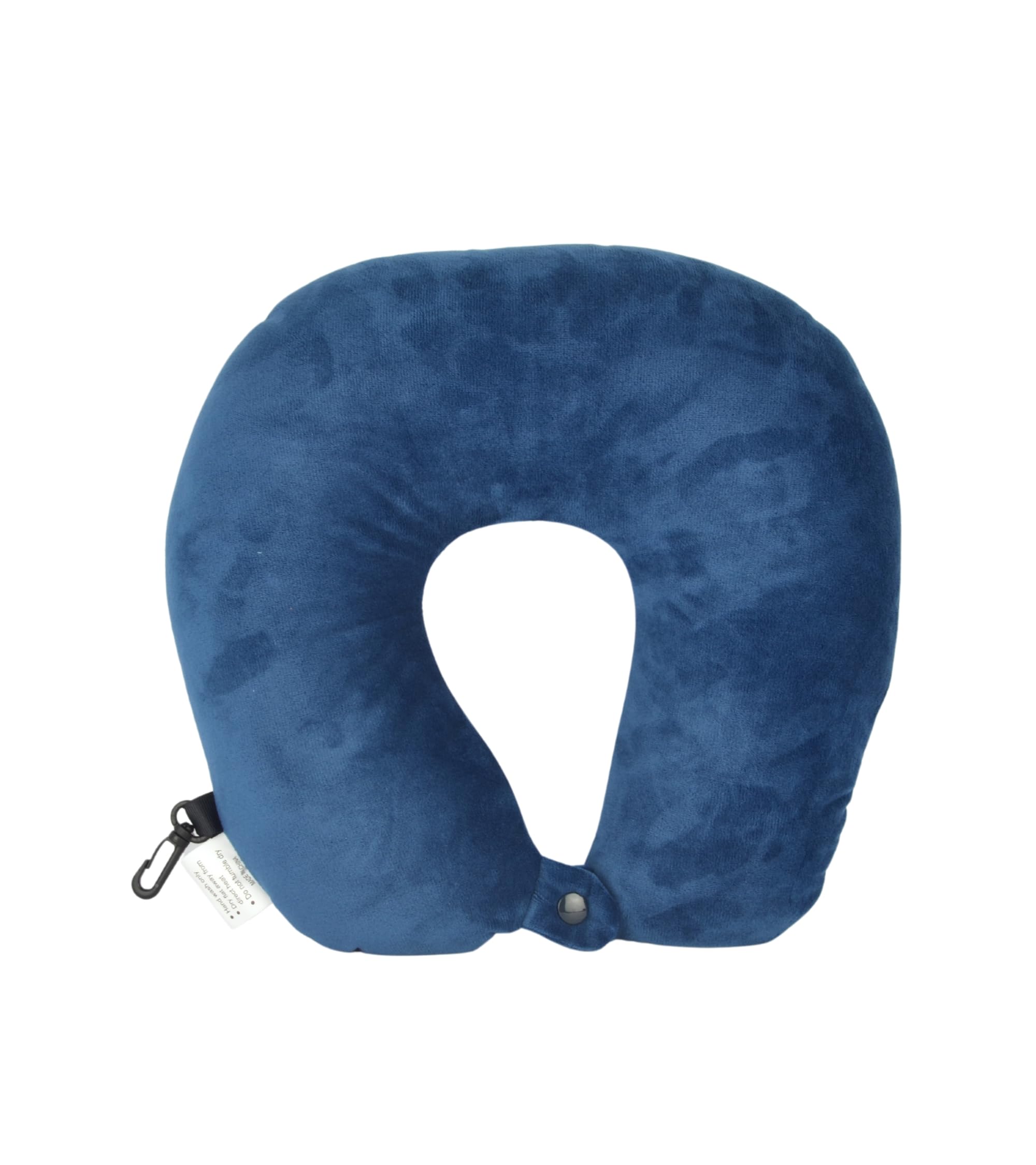 Cushy® Travel Neck Pillow with 360-Degree Head Support - Micro Beads Luxury Soft Pillow for Sleeping Rest - Home Travel Airplane Car - Printed, Electric Blue