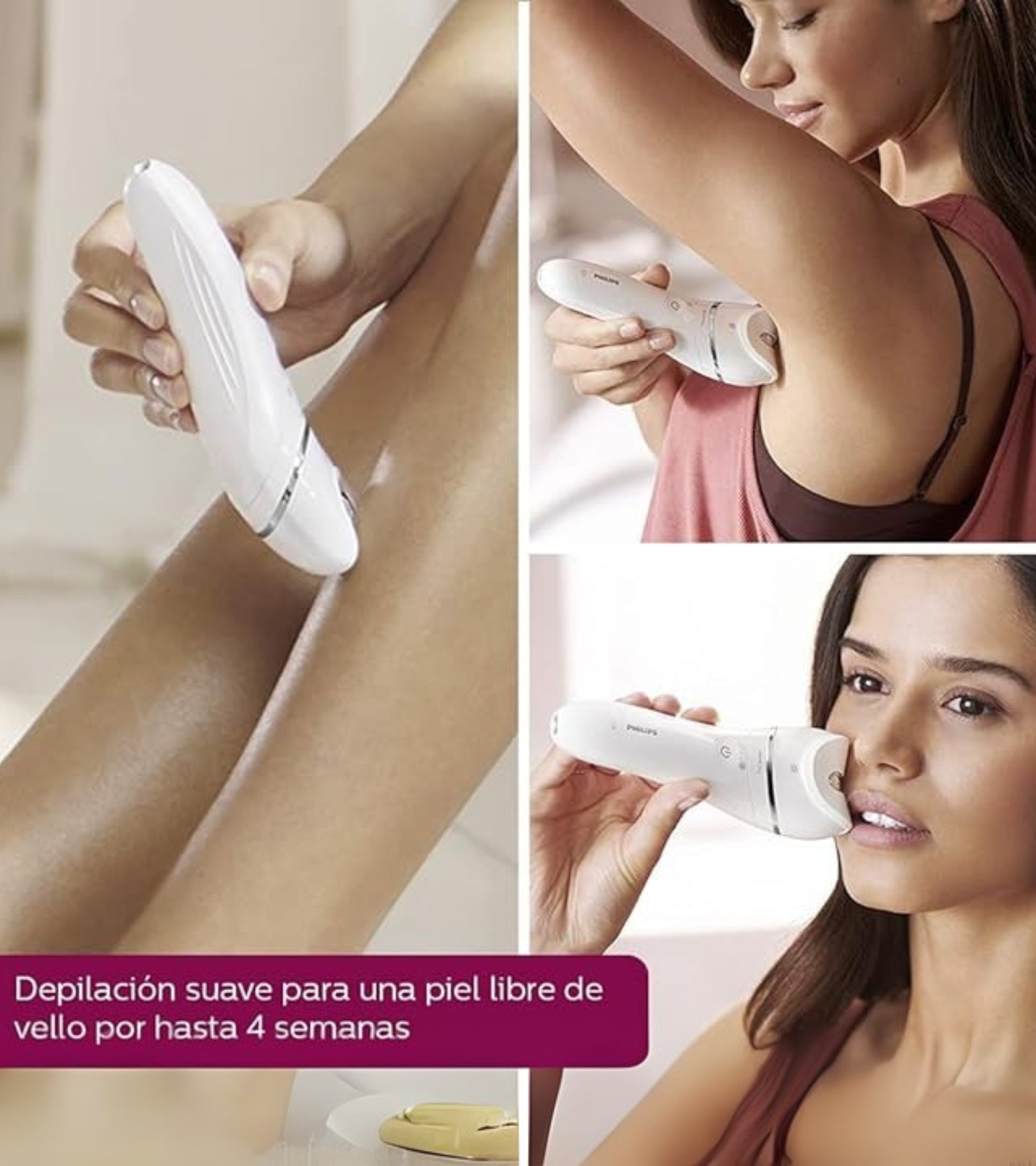 Philips Epilator 8000 Series for Women | Wet & Dry Cordless Hair Removal | 5 Accessories | Gentle & Powerful Epilation
