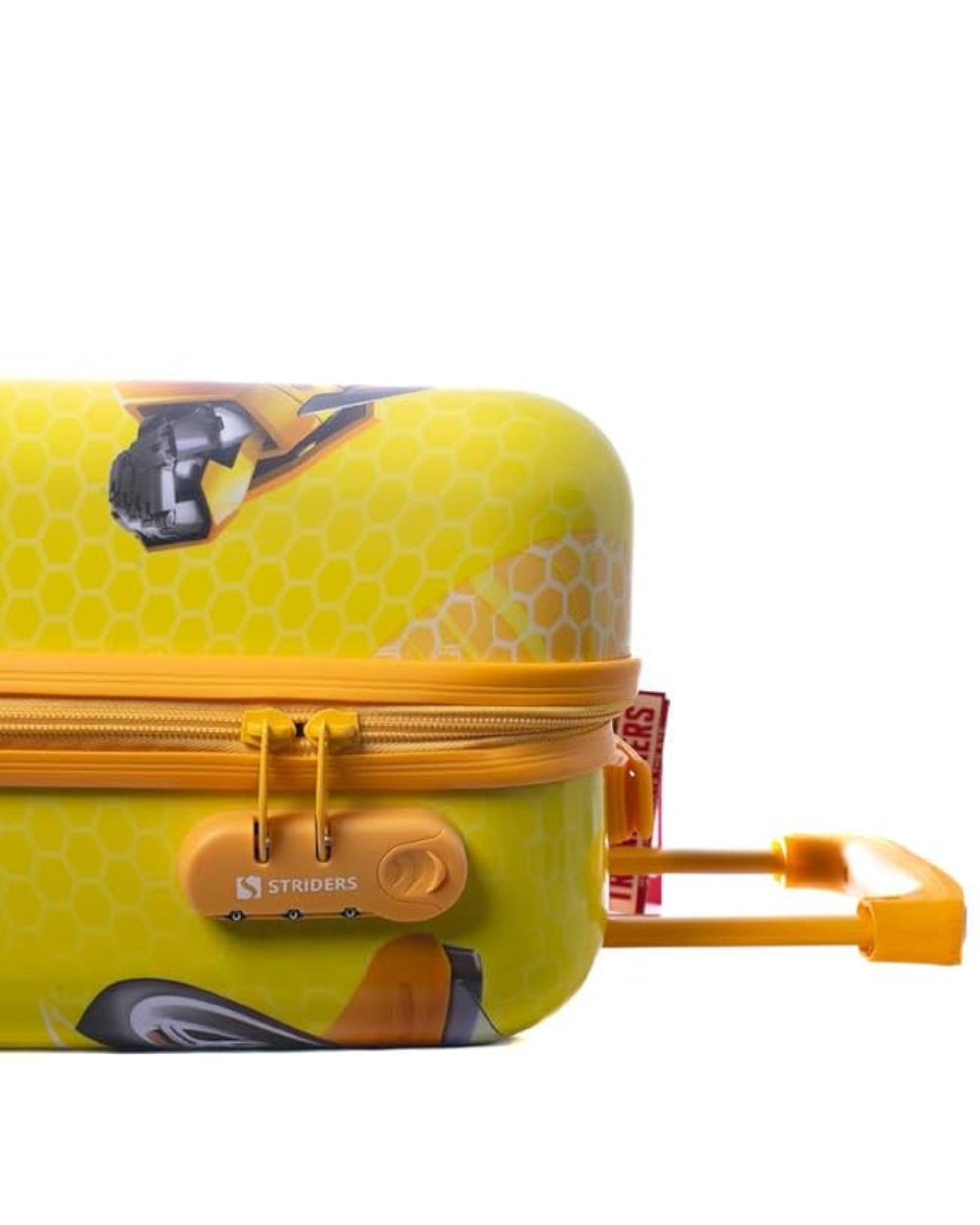 Premsons® Transformers Bumblebee 28-Inch Hard Trolley Bag | Lightweight Travel Luggage for Kids with 360° Spinner Wheels & Telescopic Handle – Yellow