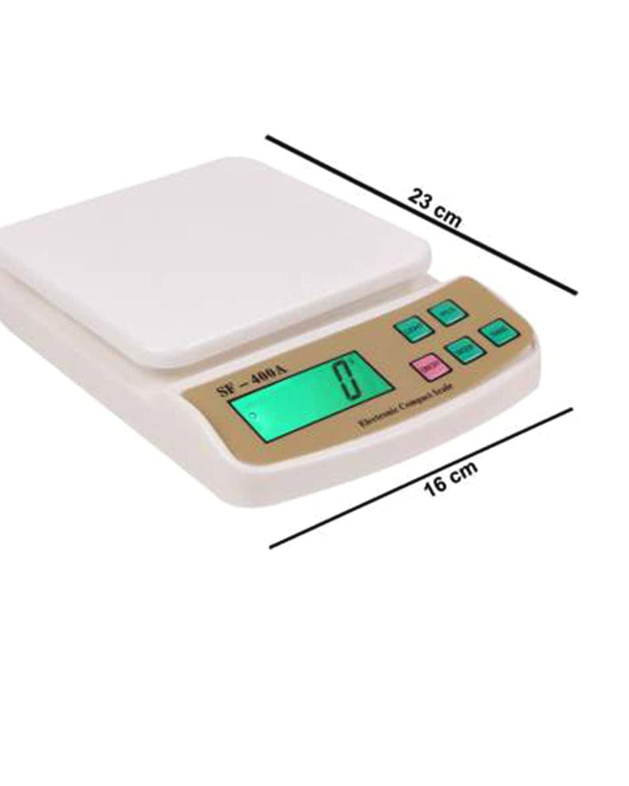 Premsons SF-400A Multi-Purpose Digital Kitchen Weighing Scale | 10Kg | LCD | Battery Operated