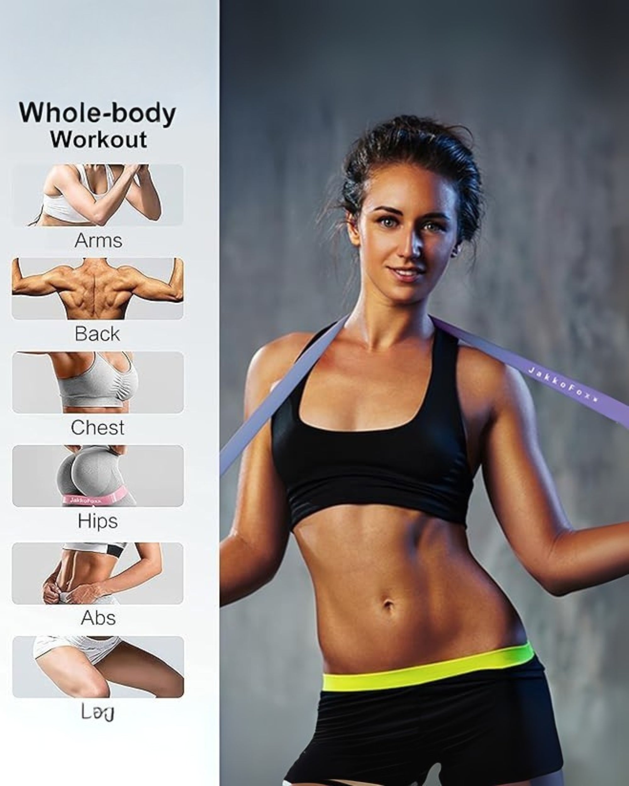 Premsons® Yoga Resistance Bands – Set of 1 Multicolor Latex Loop Bands for Home Workout, Stretching, Pilates, Therapy & Strength Training – Elastic Exercise Bands for Men, Women & Kids