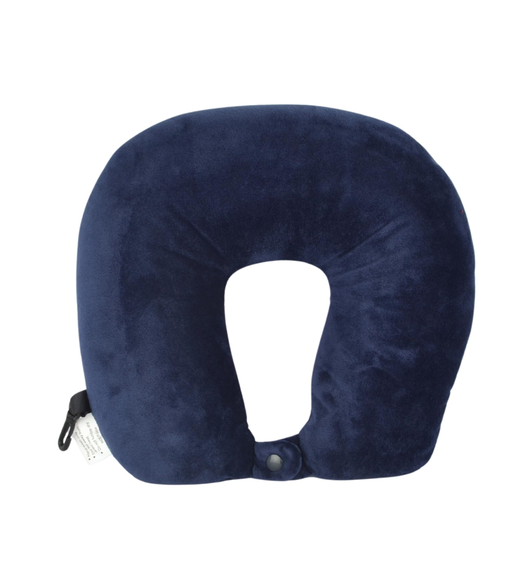 Cushy® Travel Neck Pillow with 360-Degree Head Support - Micro Beads Luxury Soft Pillow for Sleeping Rest - Home Travel Airplane Car - Printed, Royal Blue