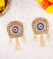 Premsons® Evil Eye Shubh Labh Sticker – Protective & Auspicious Wall & Door Décor for Pooja, Diwali & Festive Home Celebration