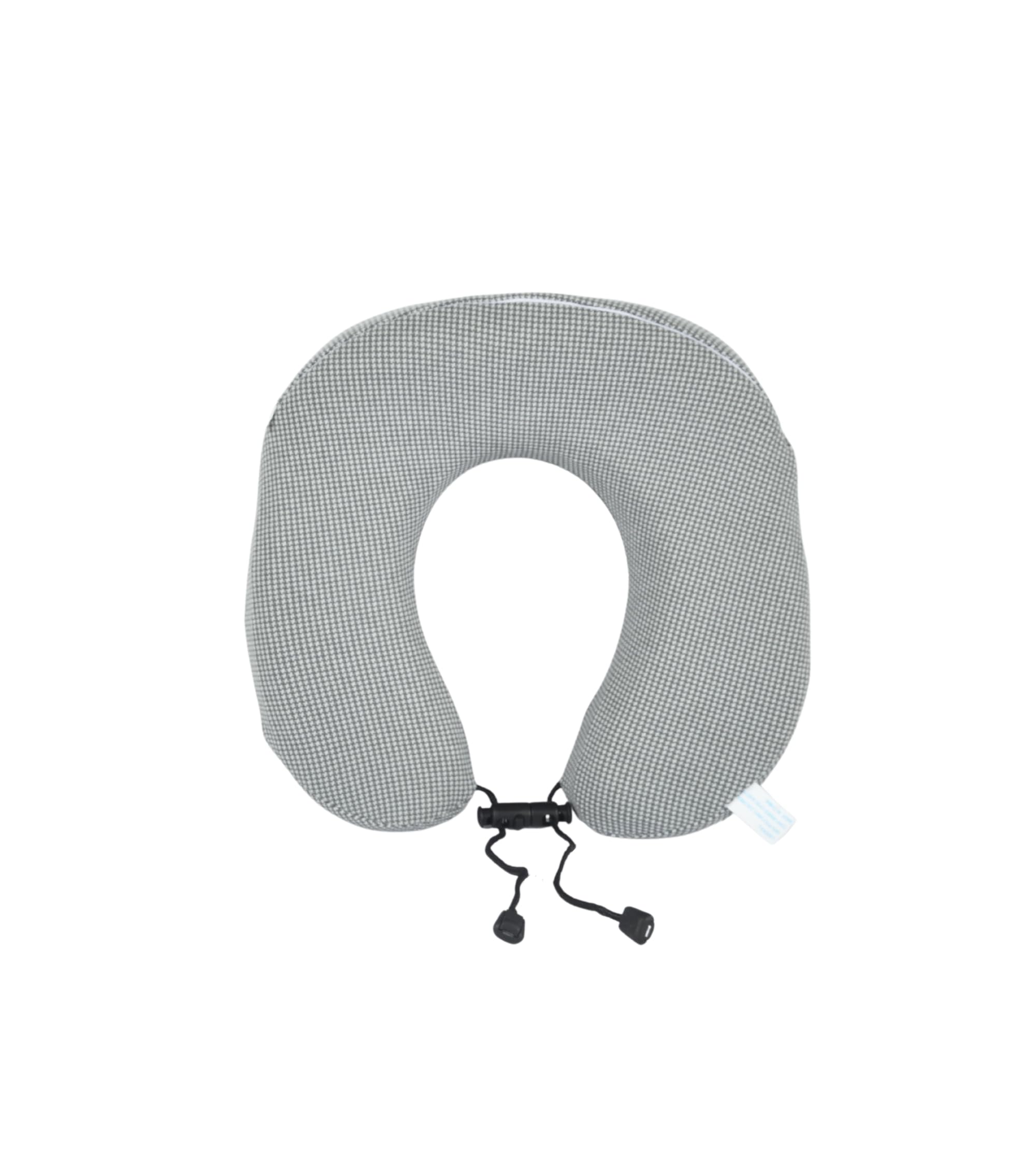 Cushy® Travel Neck Pillow with 360-Degree Head Support - Memory Foam Luxury Soft Pillow for Sleeping Rest - Home Travel Airplane Car - with Adjustable Toggles, Grey