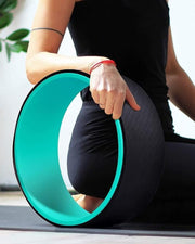 Premsons® Yoga Wheel – Back Opener & Flexibility Trainer for Yoga, Stretching, Backbends & Pain Relief | Improve Balance, Poses & Posture – Strong, Anti-Slip Design for Men & Women