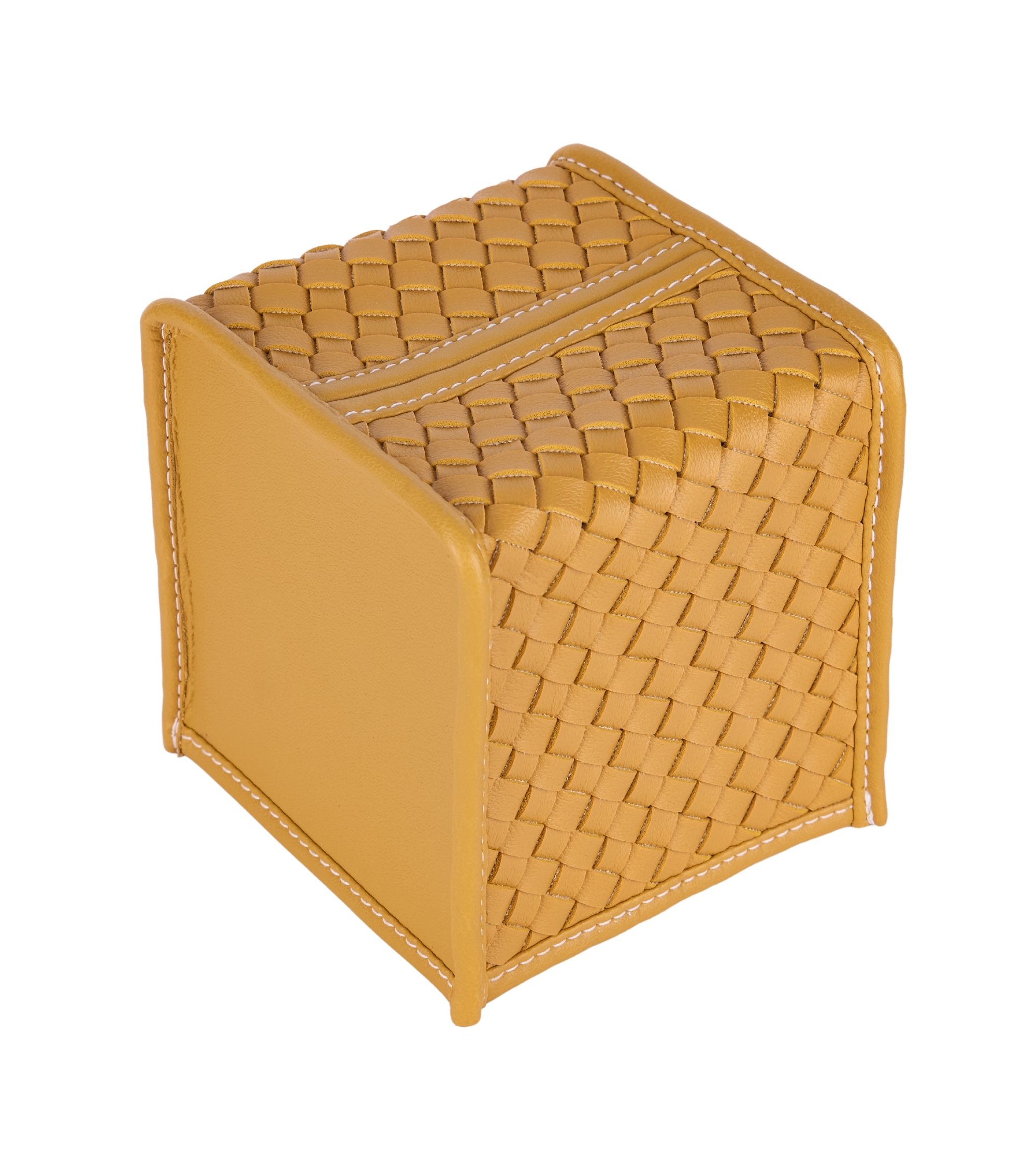Premsons® Elegant Tissue Sleeve Cover – Stylish & Compact Tissue Holder for Home, Office, and Car(Yellow)