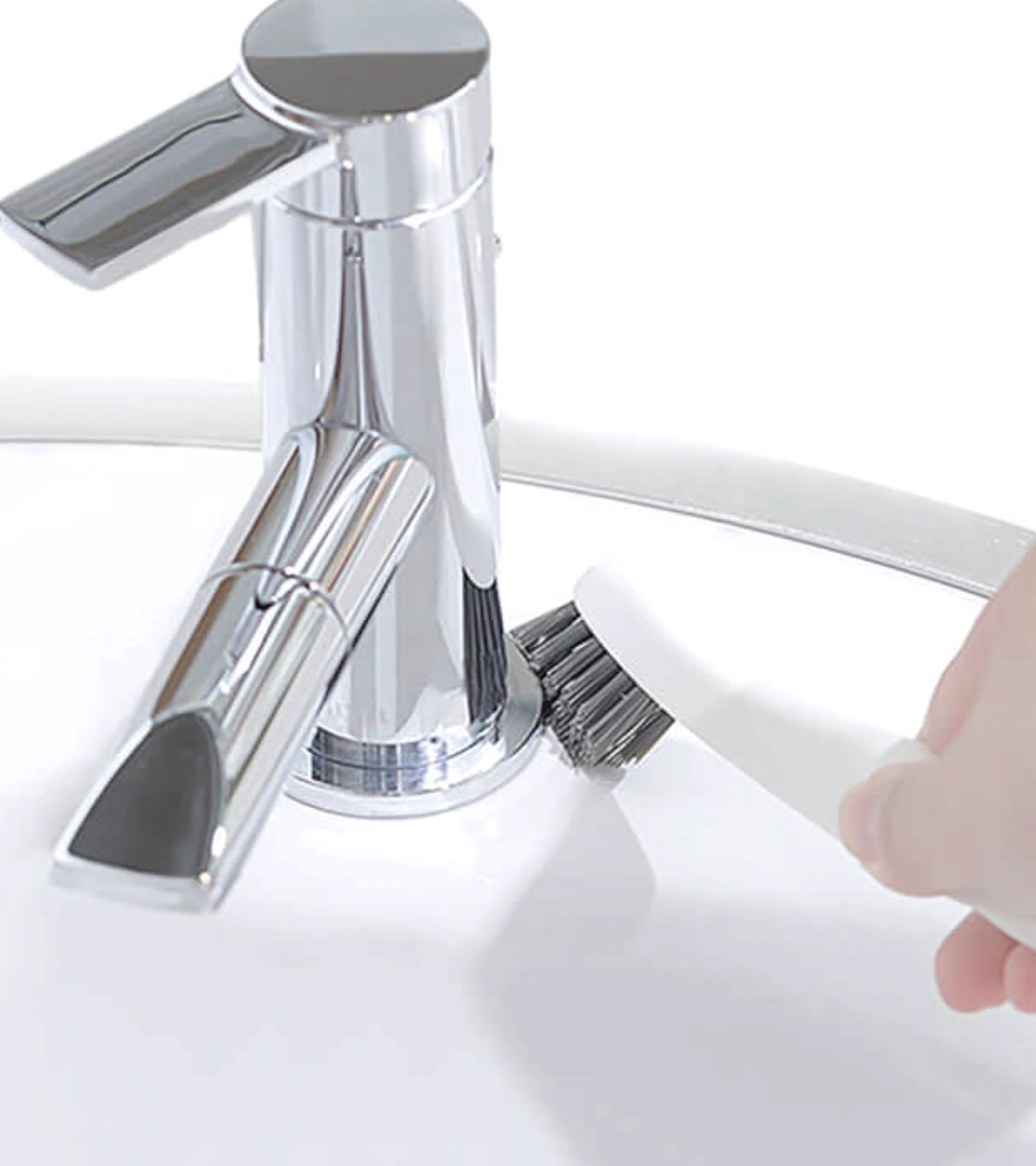 Premsons® Mini Cleaning Brush – Compact Scrub Brush for Tap, Sink, Window Tracks & Tight Spaces | Multipurpose Corner Cleaner