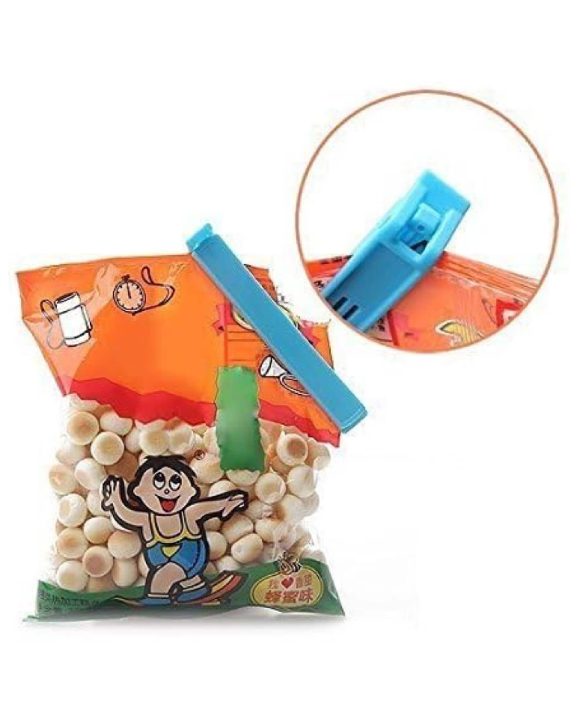 Premsons® Plastic Seal Clips – Airtight Bag Clips for Snacks, Coffee, Chips & Food Storage – Reusable, Washable & Keeps Food Fresh Longer