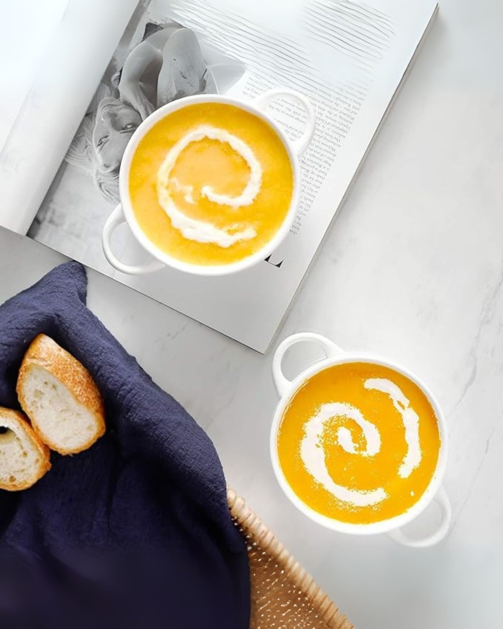Enjoy every spoonful of your favorite soups with Premsons® White Porcelain Soup Bowls. Crafted from high-quality porcelain, these elegant and durable 250ml bowls are perfect for daily dining and special occasions alike.