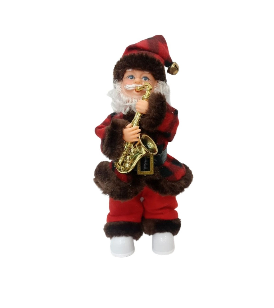 Premsons® Musical Santa Figurine – Christmas Light & Sound Animated Decor