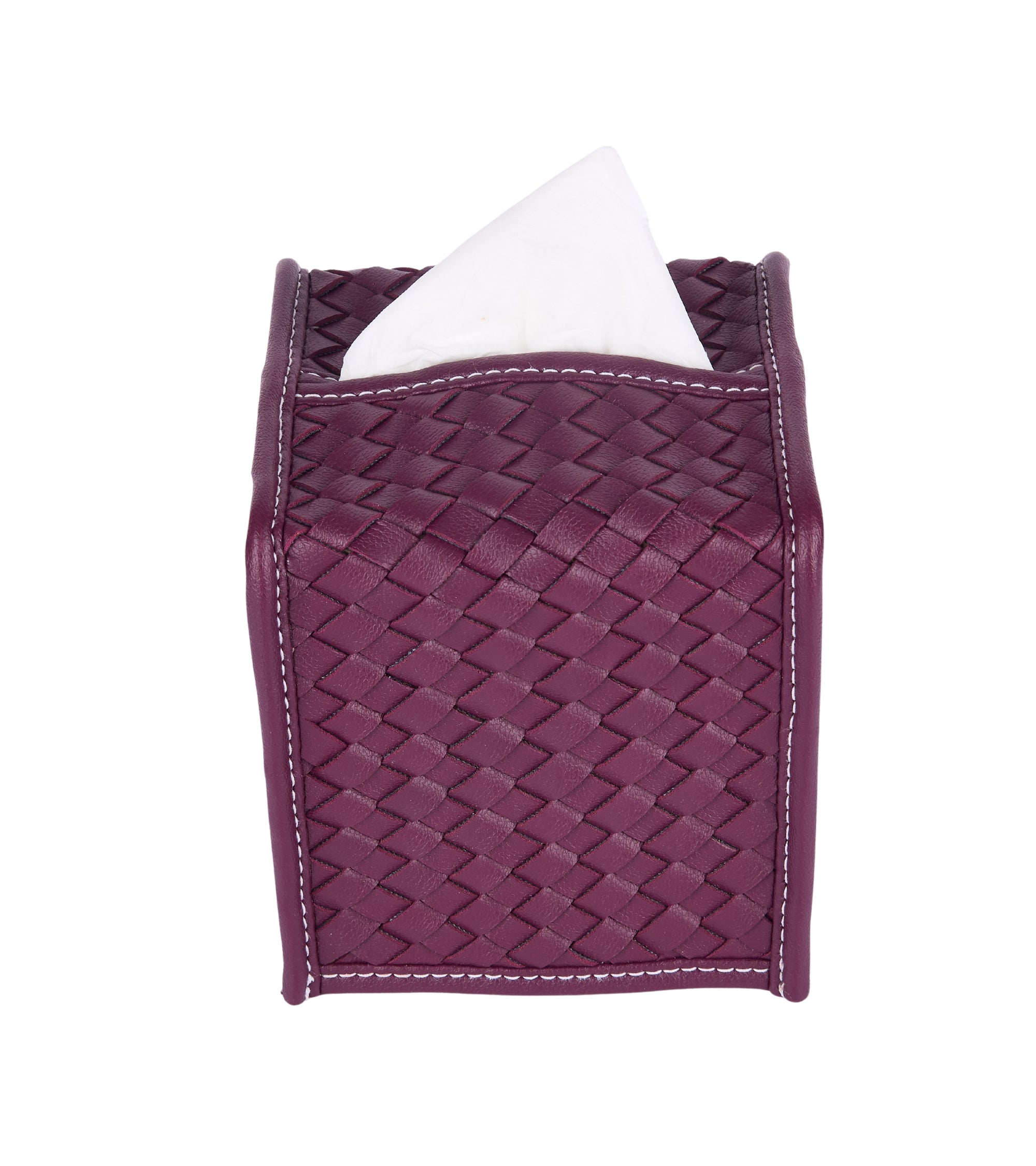 Premsons® Elegant Tissue Sleeve Cover – Stylish & Compact Tissue Holder for Home, Office, and Car(Purple)